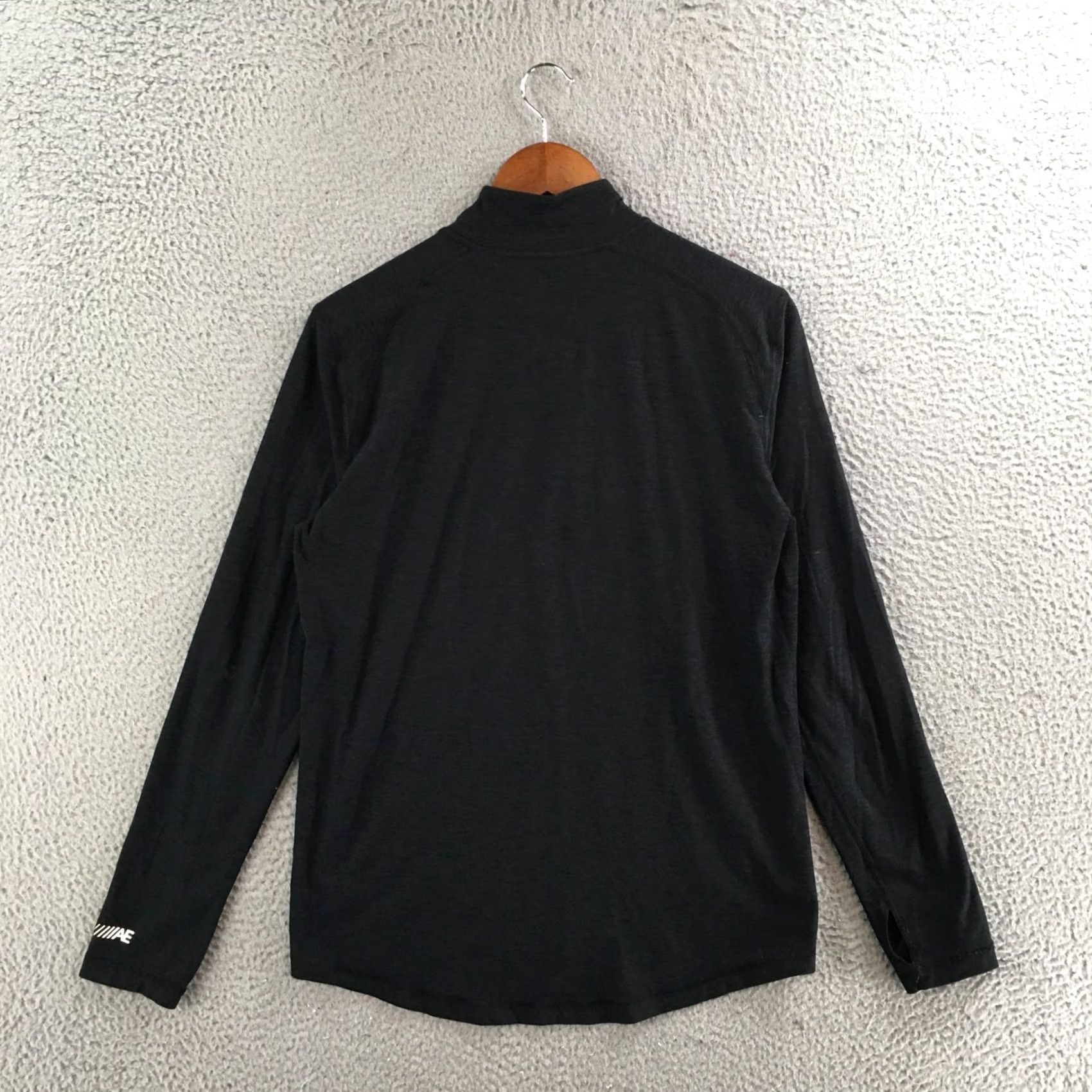 American Eagle Outfitters American Eagle Outfitters Active Quarter Zip Sweatshirt Men XS Black Long Sleeve Size US XS / EU 42 / 0 - 7 Thumbnail