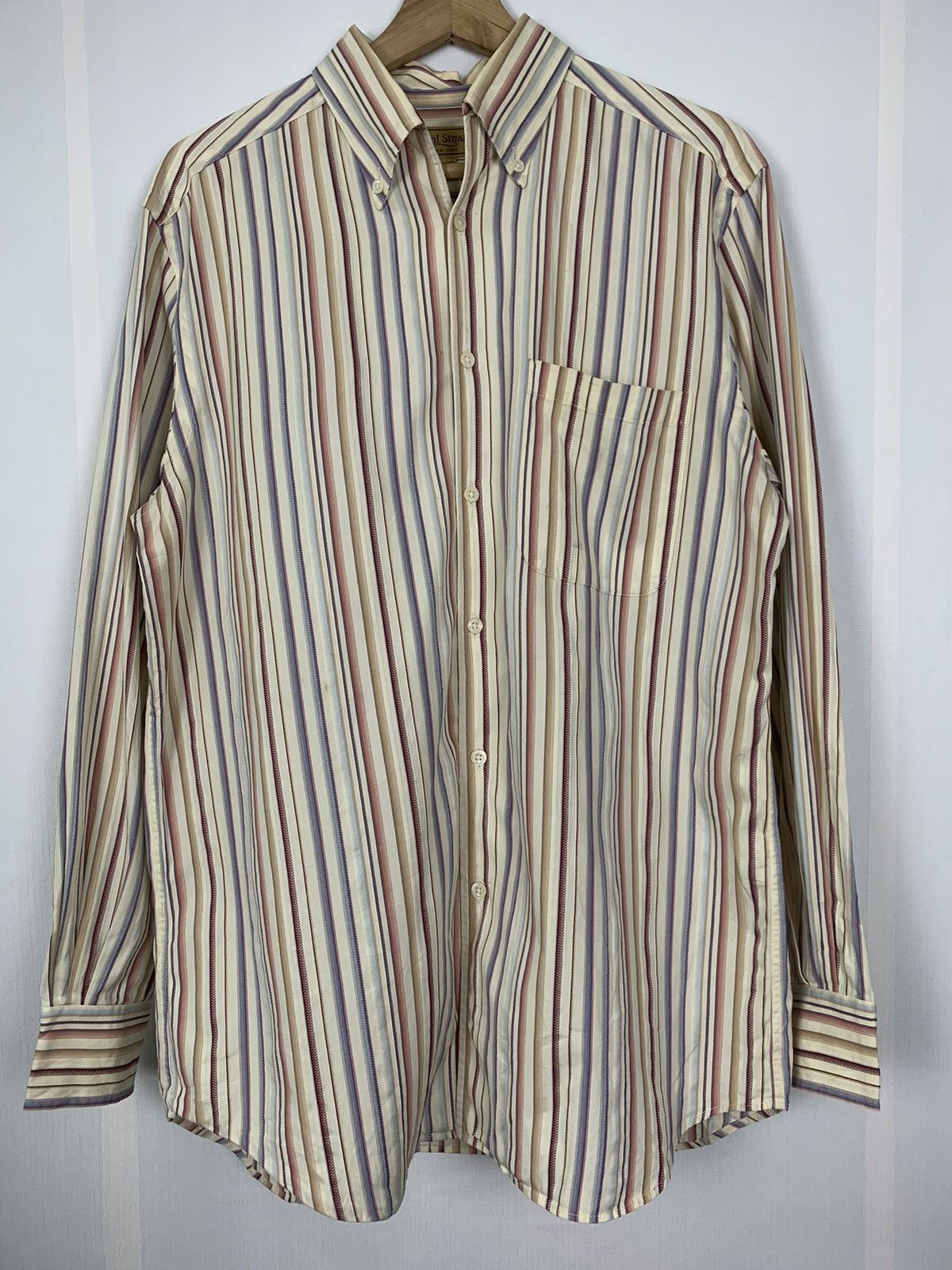 Paul Stuart × Vintage Vintage Paul Stuart Button Shirt Size US L / EU 52-54 / 3 - 2 Thumbnail