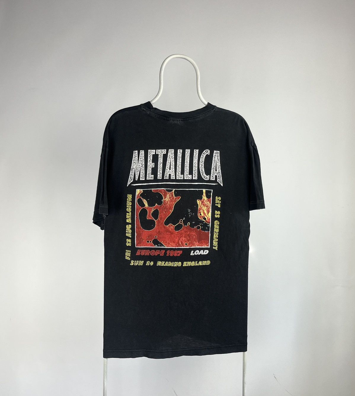Metallica Metallica tshirt Load Flame Fire tour 1997 very rare size XL Size US XL / EU 56 / 4 - 1 Thumbnail