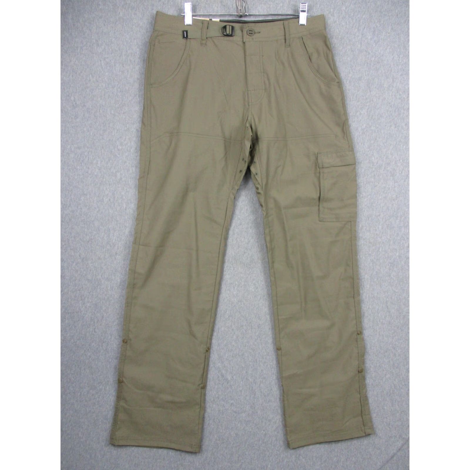 Prana prAna Stretch Zion Pant II Mens 31x32 Green ReZion Hiking Nylon Cargo Pants Size US 31 - 2 Thumbnail