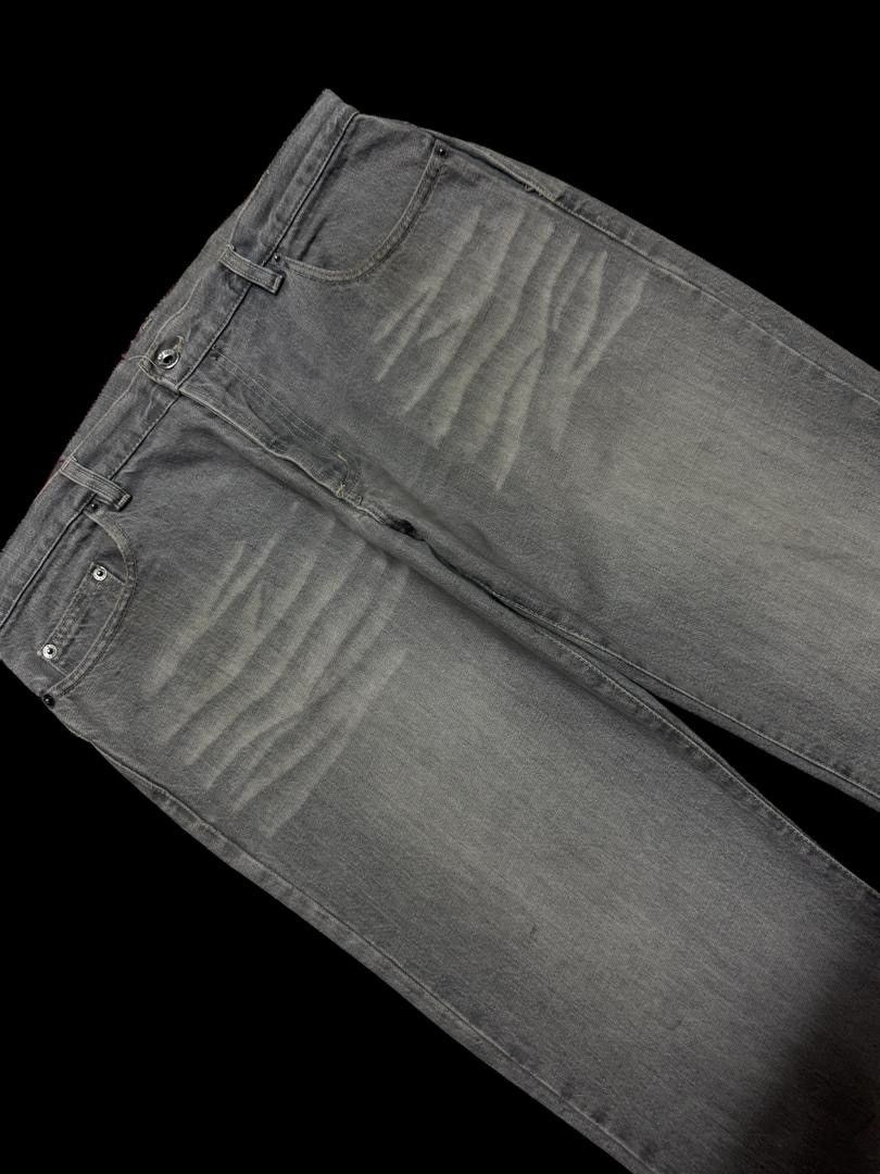 Japanese Brand FLARED 90s Style SPF Mudwash Insane Distressed Bootcut Jean Size US 36 / EU 52 - 6 Thumbnail