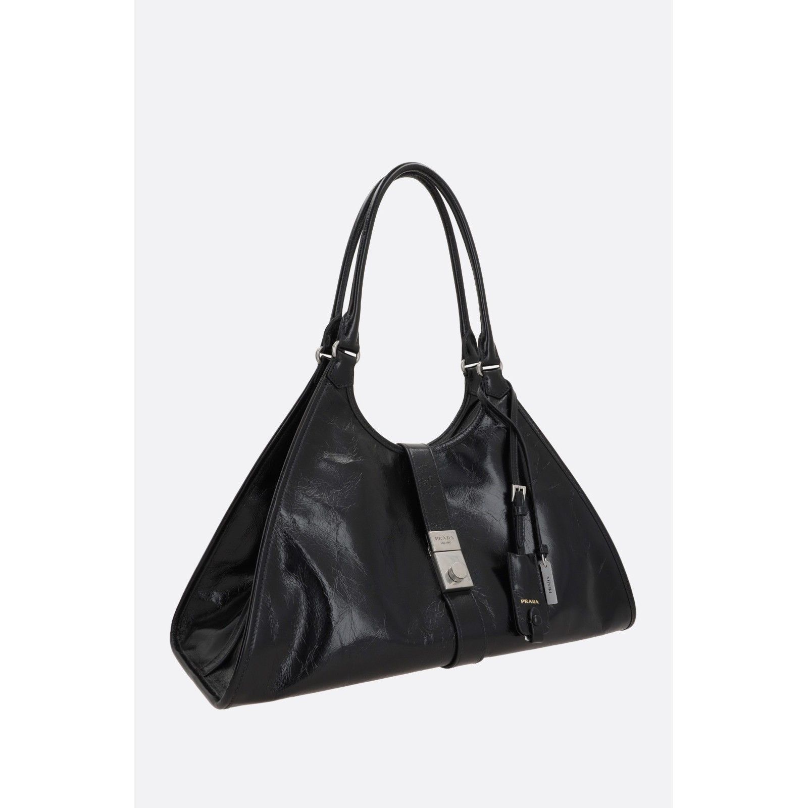 Prada PRADA Black Large Hobo Bag New & Authentic Size ONE SIZE - 2 Thumbnail