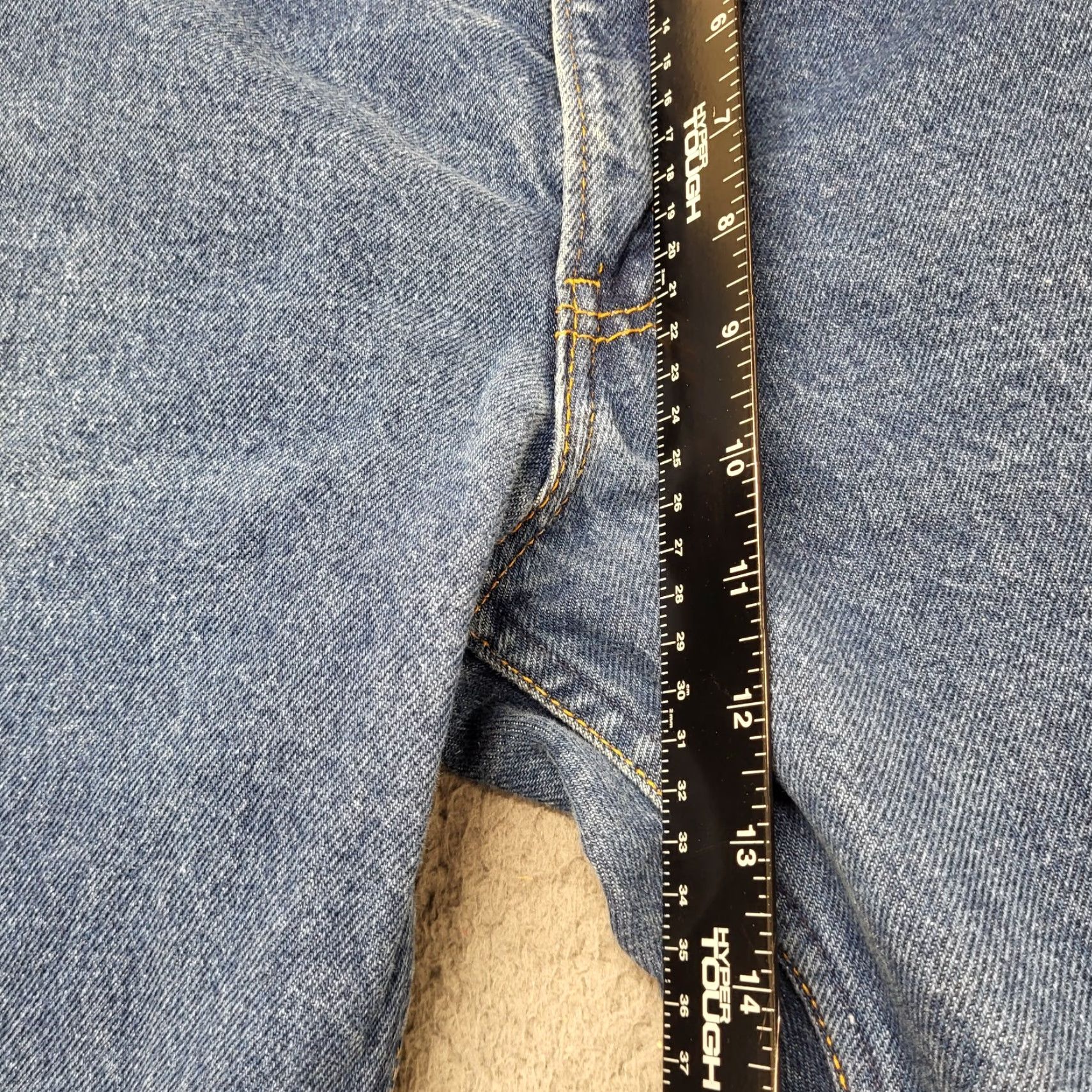 Levi's VINTAGE Levi's 505 Jeans Mens 34x31 Blue Straight Orange Tab 90s Made in USA Denim Size US 34 / EU 50 - 5 Thumbnail