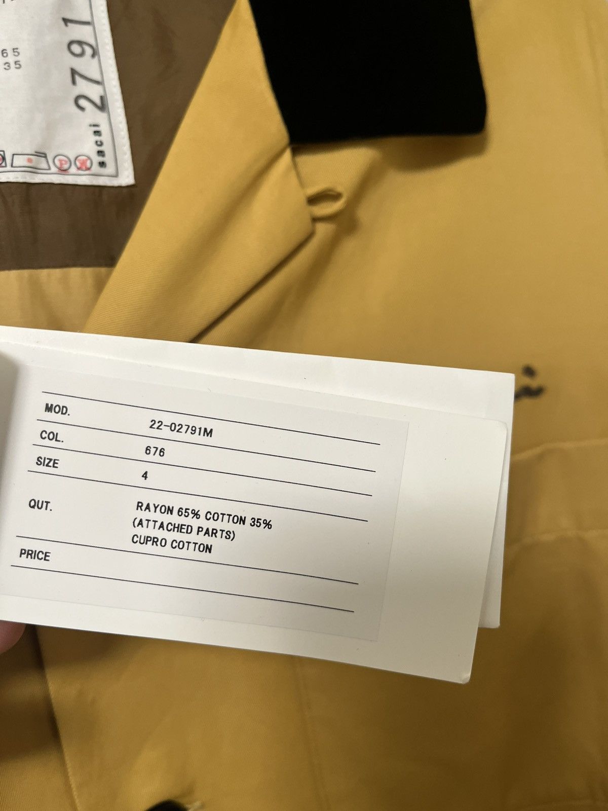 Sacai Sacai Cotton Twill Button Up Bowling Shirt. Sz 4 Size US XL / EU 56 / 4 - 4 Thumbnail