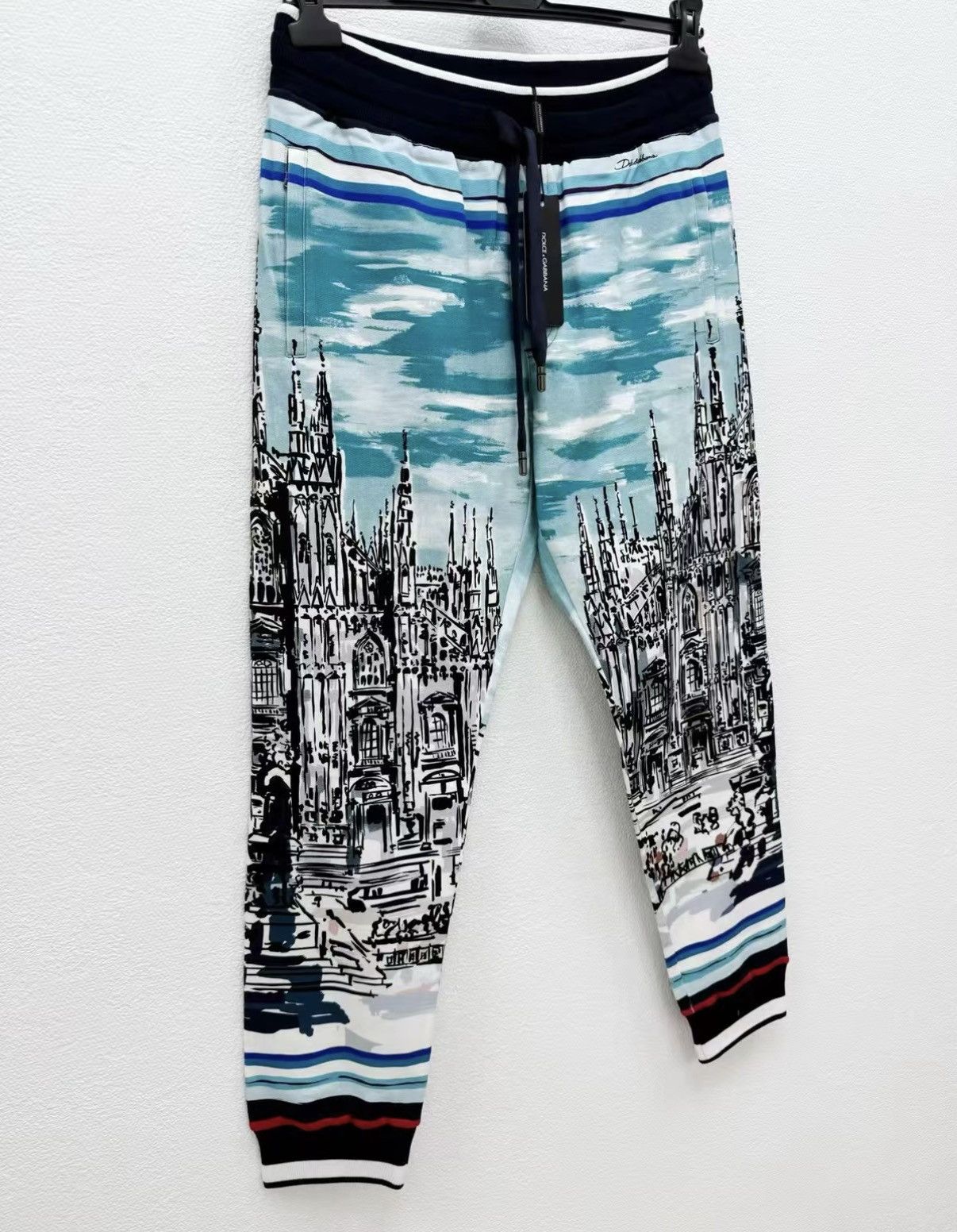 Dolce & Gabbana Dolce & Gabbana 100% Cotton Drawstring Sweatpants J30 Size US 34 / EU 50 - 2 Thumbnail