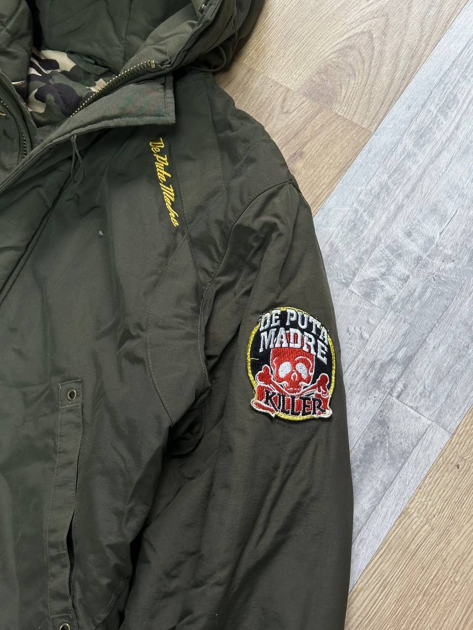 Vintage VINTAGE DE PUTA MADRE Military Bomber Y2K Avant GARDE Size US L / EU 52-54 / 3 - 5 Thumbnail