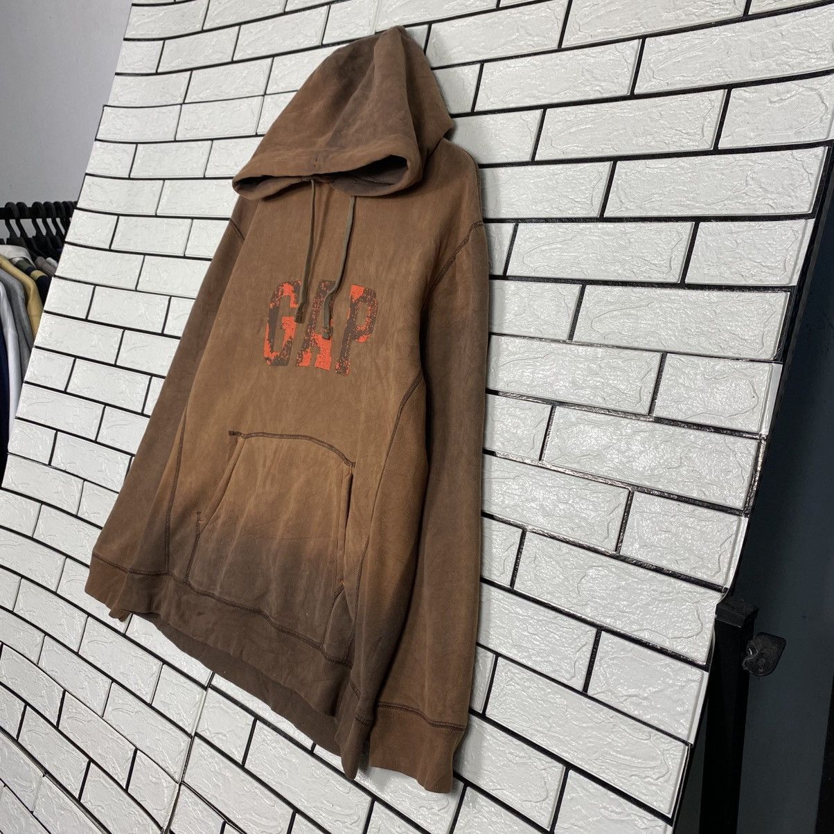 Japanese Brand Trashed Distressed Punk Design Hoodie Gap Big Logo Size US XL / EU 56 / 4 - 3 Thumbnail