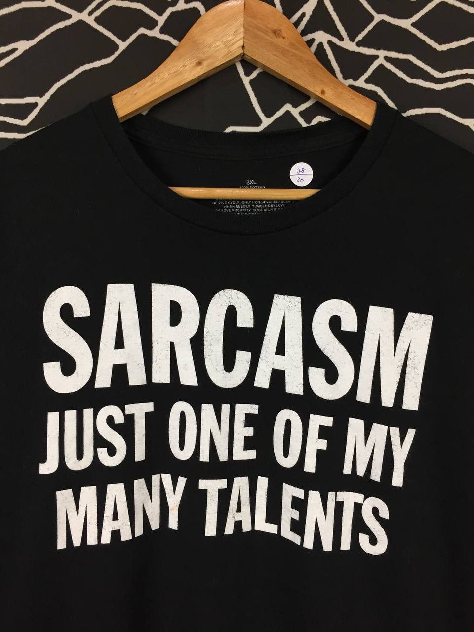 Vintage Sarcasm Just One Of My Many Talents Statement Humor Tee Size US XXL / EU 58 / 5 - 3 Thumbnail