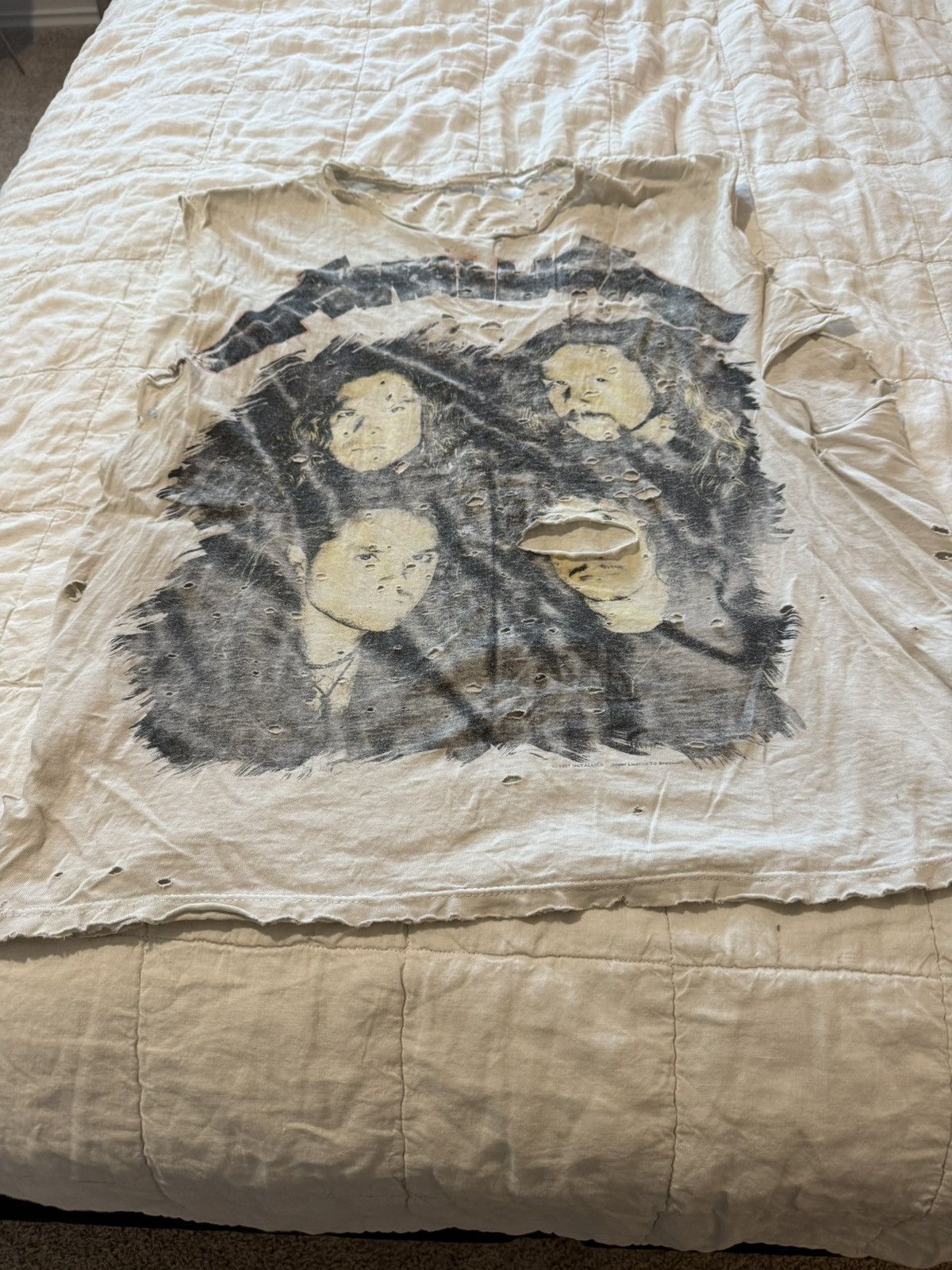 Vintage Vintage metallica Tour shirt Size US XL / EU 56 / 4 - 3 Thumbnail