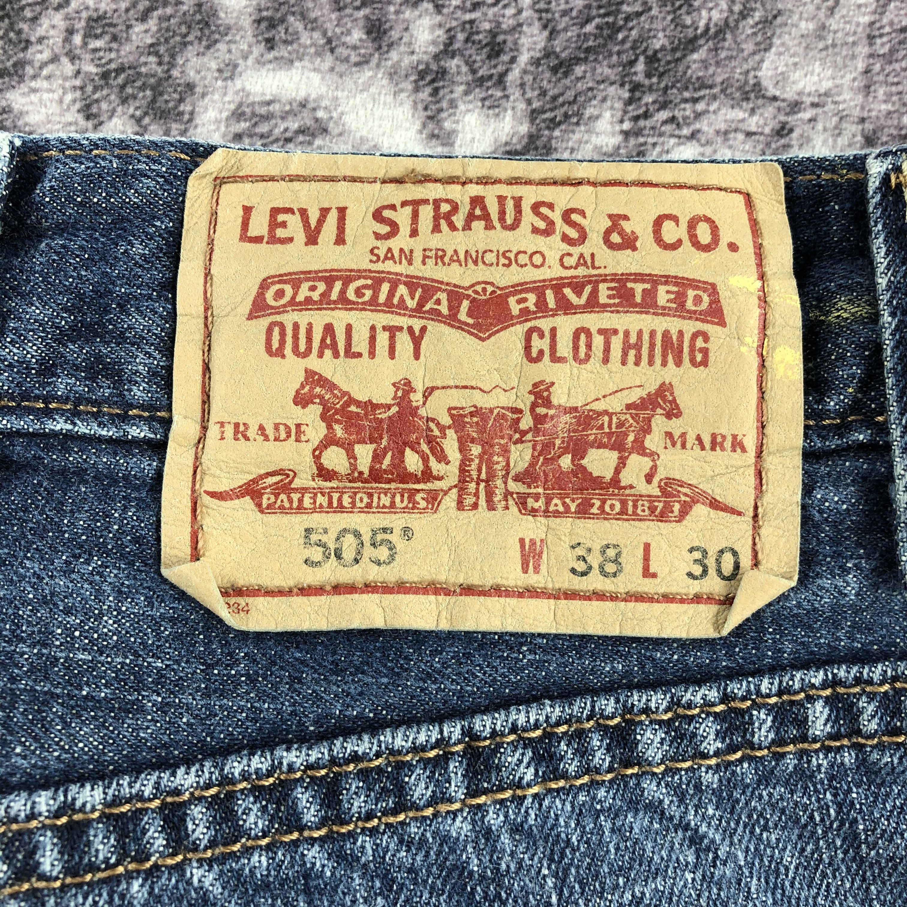 Levi's × Vintage Vintage Blue Wash Levis 505 Jeans-JM3072 Size US 38 / EU 54 - 5 Thumbnail