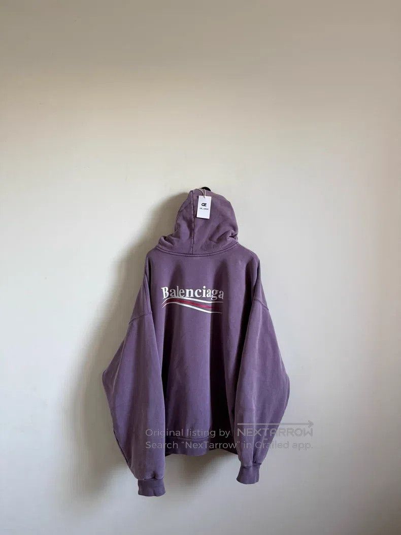 Balenciaga Balenciaga Distressed Cola Hoodie Size US L / EU 52-54 / 3 - 2 Thumbnail
