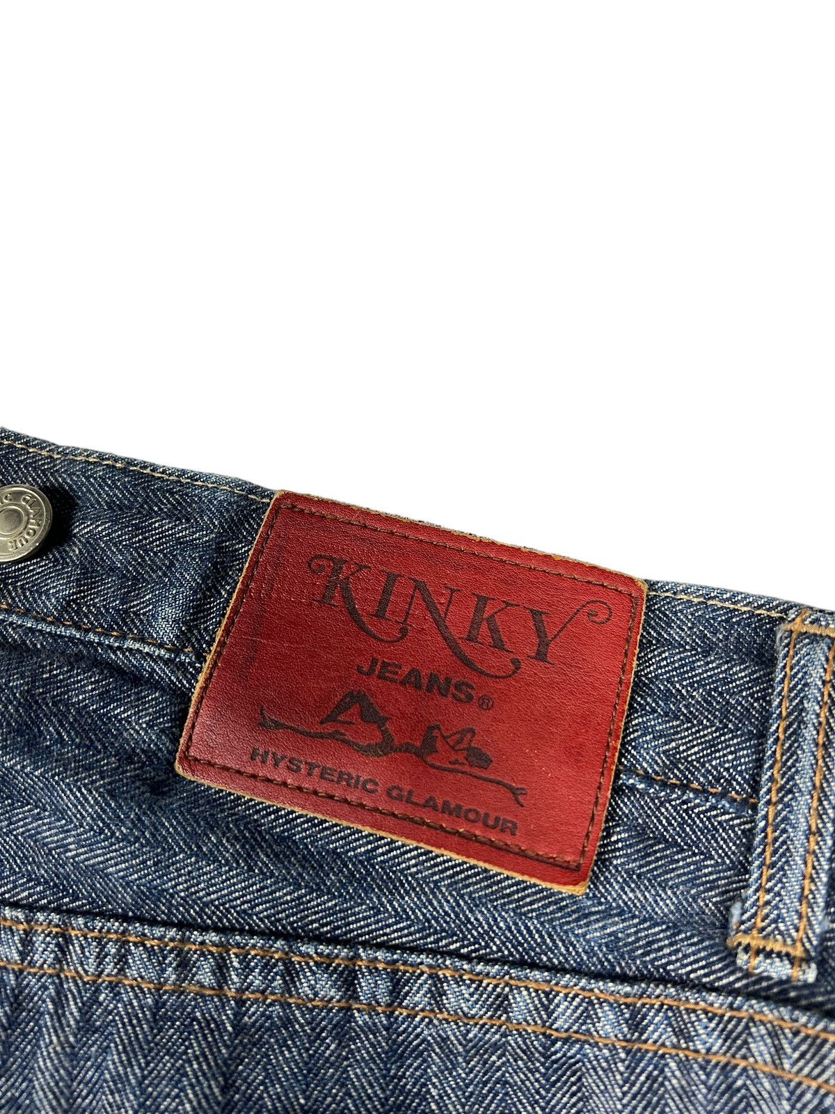 Hysteric Glamour 90s Hysteric Glamour Kinky Herringbone Twill Carpenter Jeans Size US 33 - 9 Thumbnail