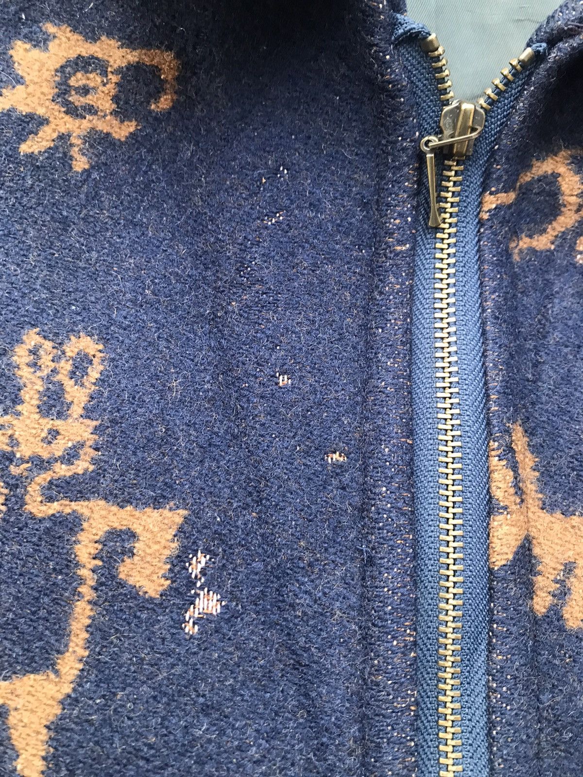 Pendleton × Vintage Pendleton Western Wear Wool Jacket Leather Sleeves Size US M / EU 48-50 / 2 - 7 Thumbnail