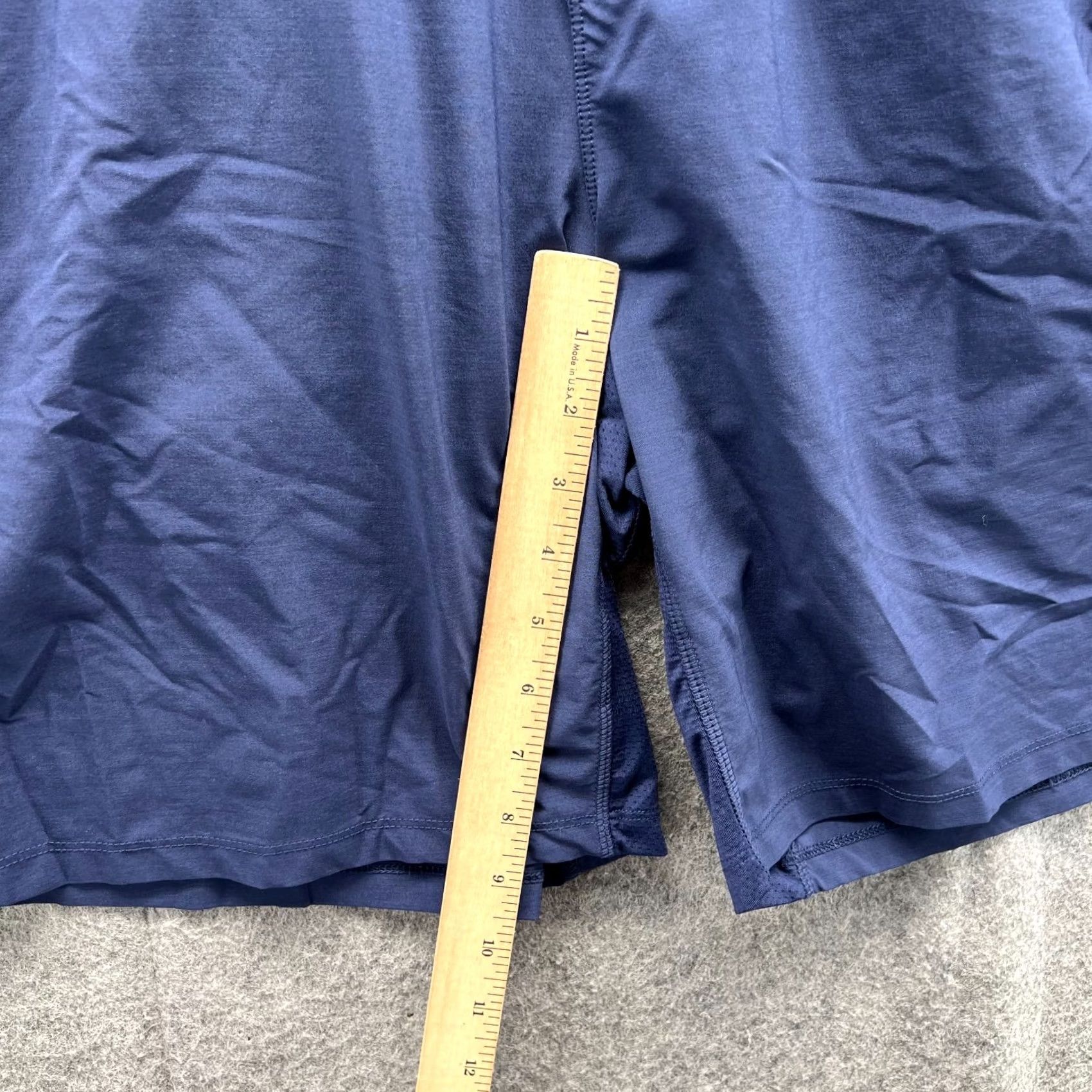 Fabletics Fabletics Shorts Men L Blue Athletic Training Gym Running Franchise Lined Shorts Size US 33 - 7 Thumbnail