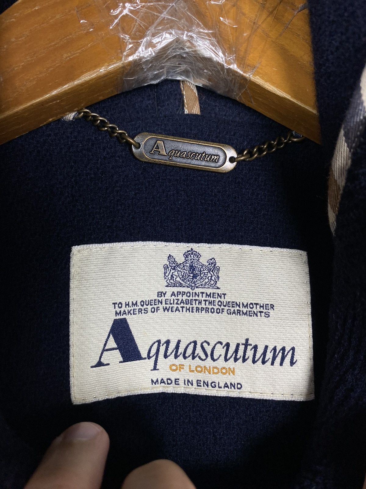 Aquascutum Rare‼️ Vintage Aquascutum Wool Duffle Coat Made in England Size M / US 6-8 / IT 42-44 - 7 Thumbnail