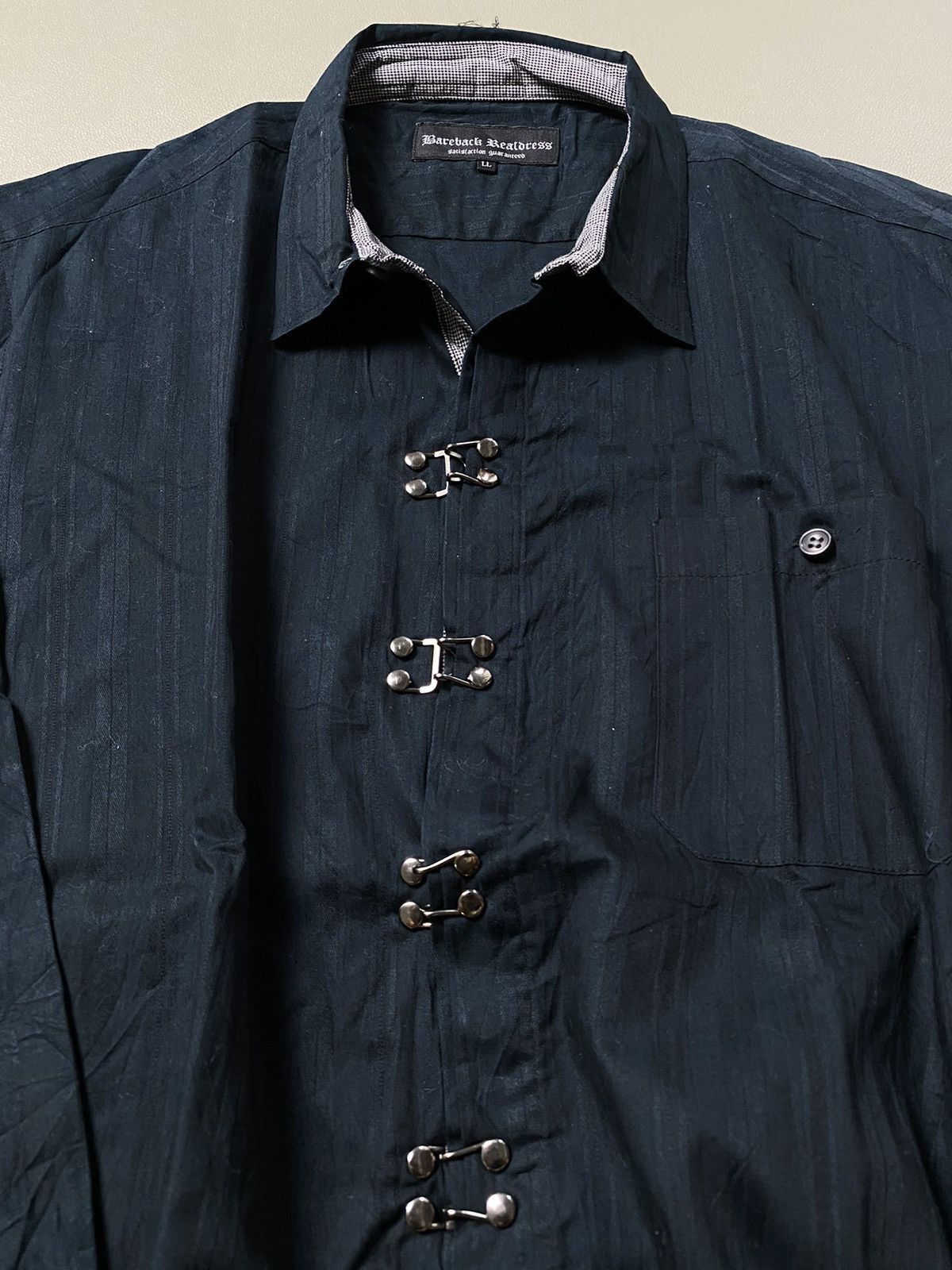 14th Addiction × KMRii × Yasuyuki Ishii Bareback Realdress Gothic Punk Shirt Button Size US L / EU 52-54 / 3 - 3 Thumbnail