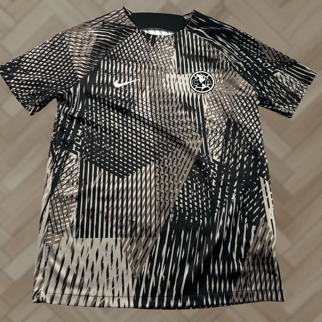Nike Nike Dri-Fit CA Club America Short Sleeve Soccer Jersey Men's Large Black Brown Size US L / EU 52-54 / 3 - 1 Thumbnail