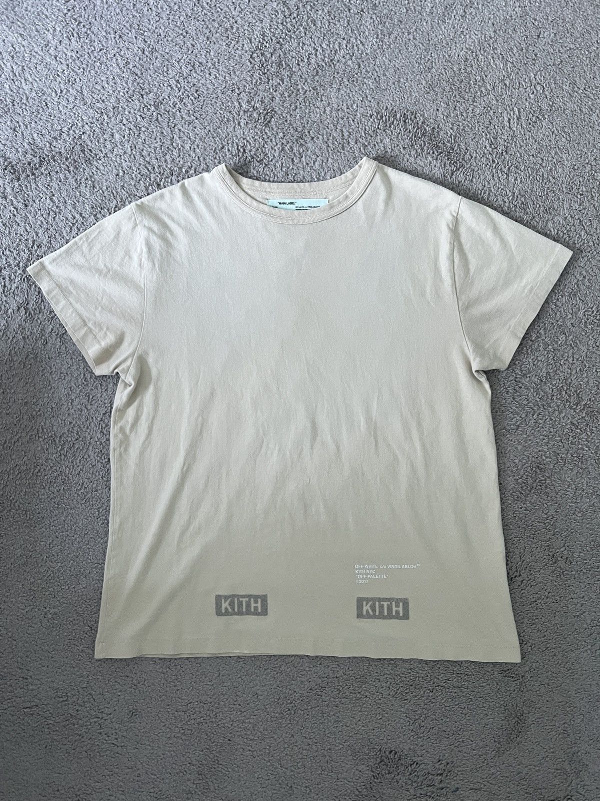 Kith × Off-White Off White X Kith ‘17 Short Sleeve Palette Tee Size US S / EU 44-46 / 1 - 1 Thumbnail