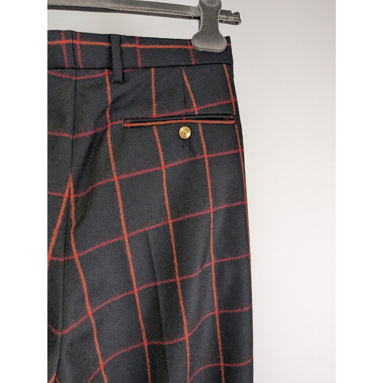 Gucci o1rshd1 Checked Dress Pant in Multicolor Size US 32 / EU 48 - 11 Thumbnail