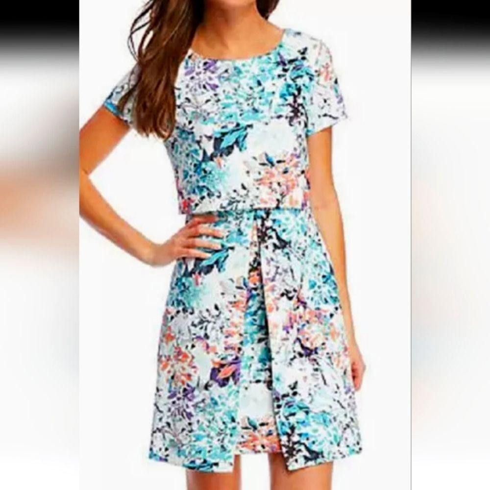 Designer Ivanka trump faux 2 piece dress Size M / US 6-8 / IT 42-44 - 1 Thumbnail