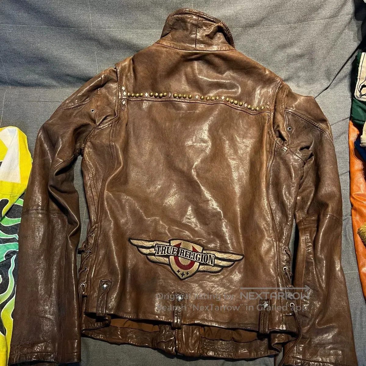 True Religion True Religion Sheepskin Rivet Leather Jacket. Size US M / EU 48-50 / 2 - 1 Thumbnail