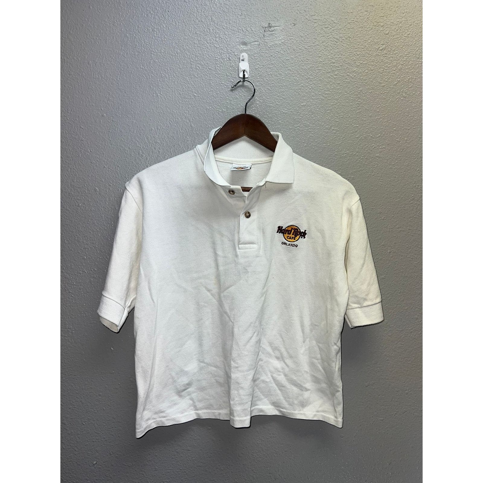Hard Rock Cafe Womens Hard Rock Cafe Polo Shirt Short Sleeve Crop Top M Size M / US 6-8 / IT 42-44 - 1 Thumbnail