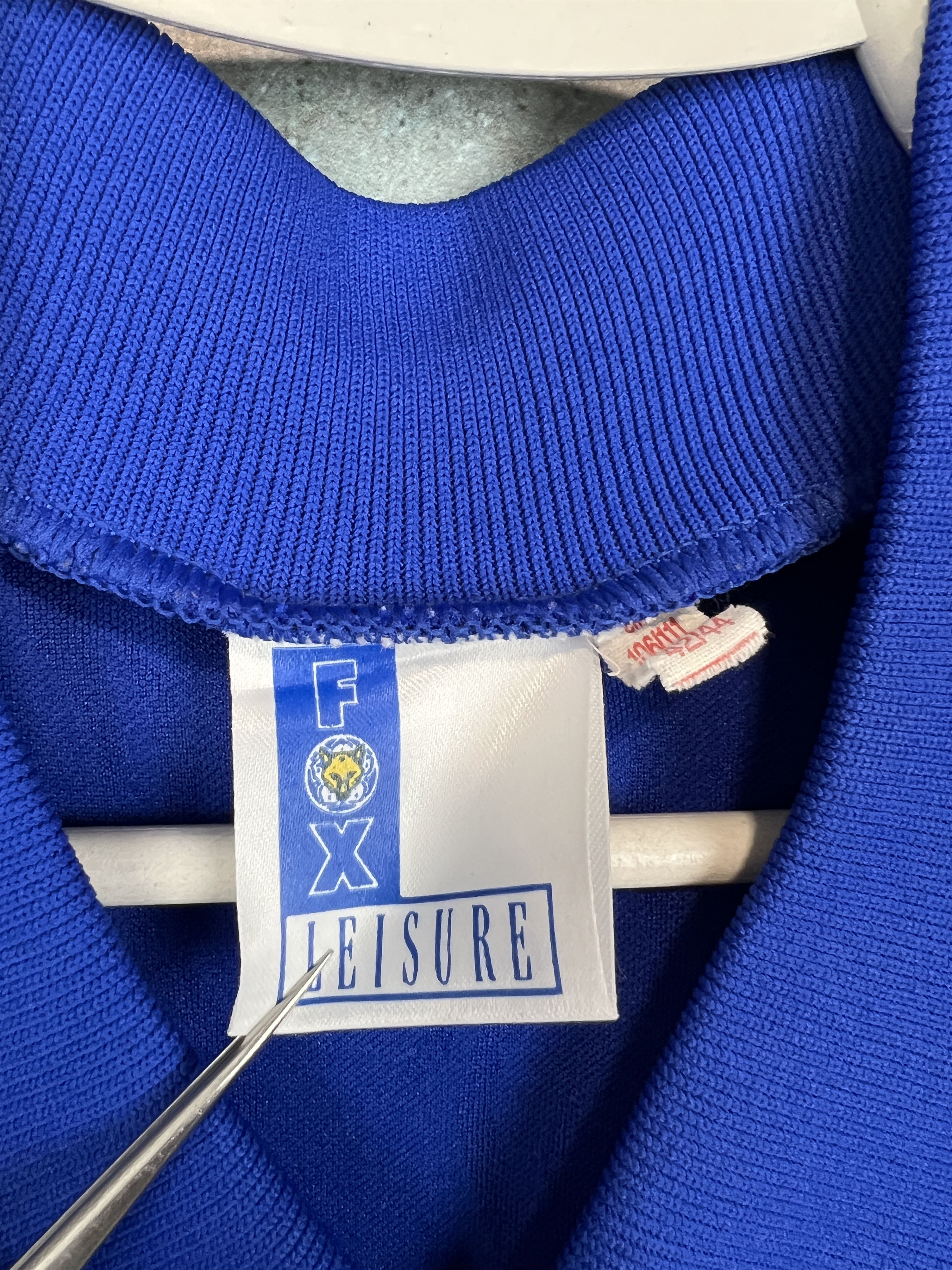Vintage Leicester City Home football shirt 1992 Soccer Jersey Trikot Size US L / EU 52-54 / 3 - 6 Thumbnail