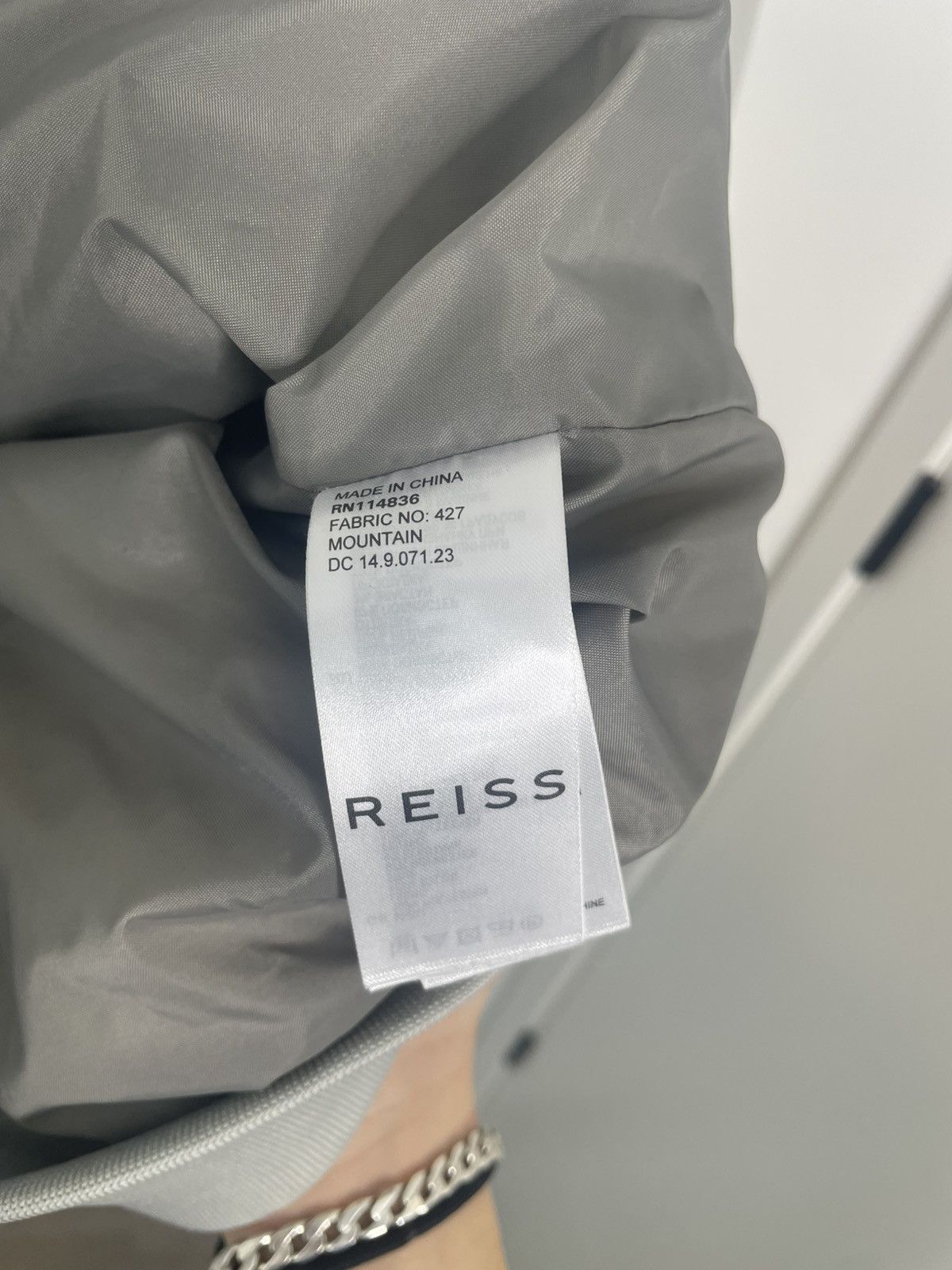 Reiss Reiss Jacket Mountain Bomber Grey Small Size US M / EU 48-50 / 2 - 5 Thumbnail