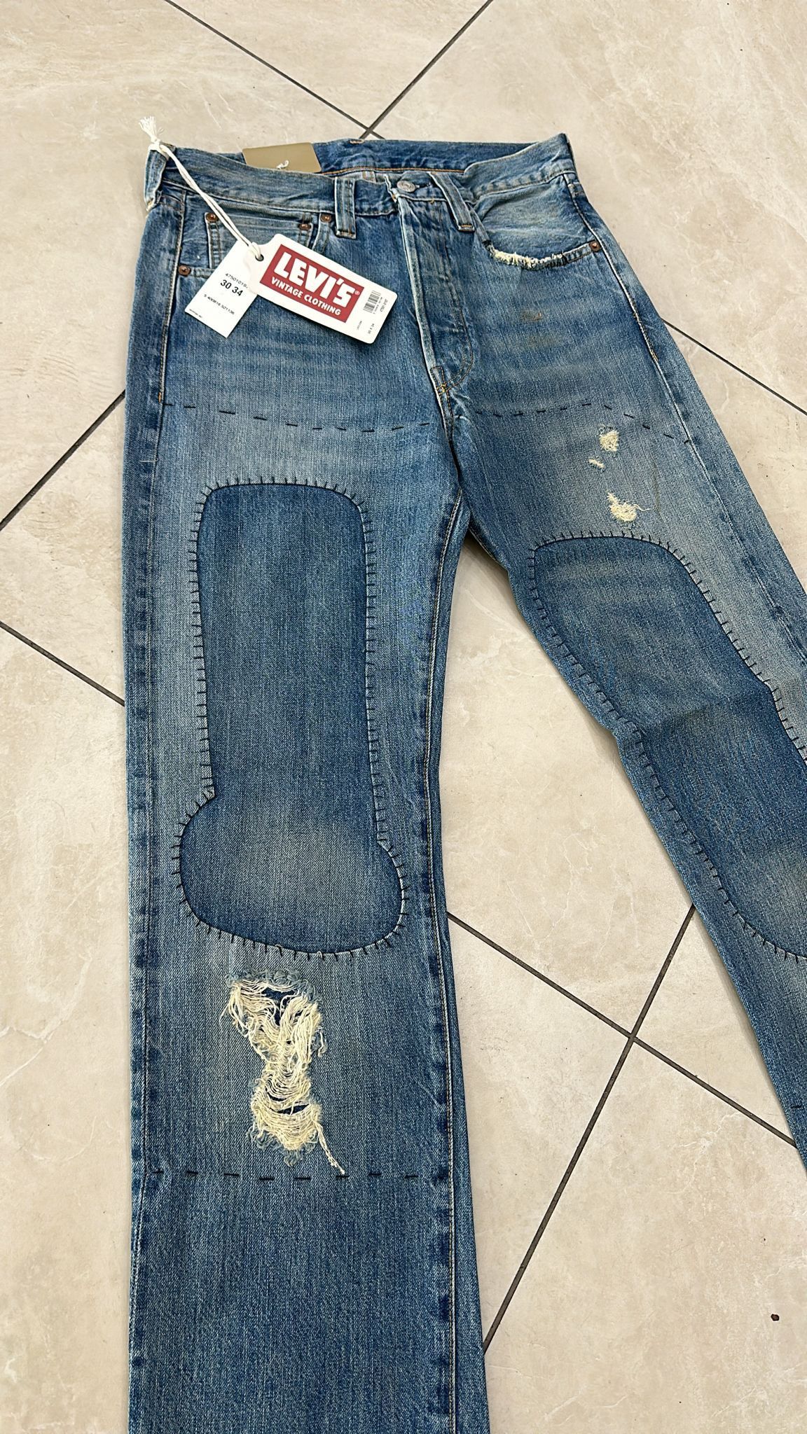Levi's Vintage Clothing LVC Levi's Vintage Clothing 1947 501XX BigE Selvedge Jeans Size US 30 / EU 46 - 3 Thumbnail