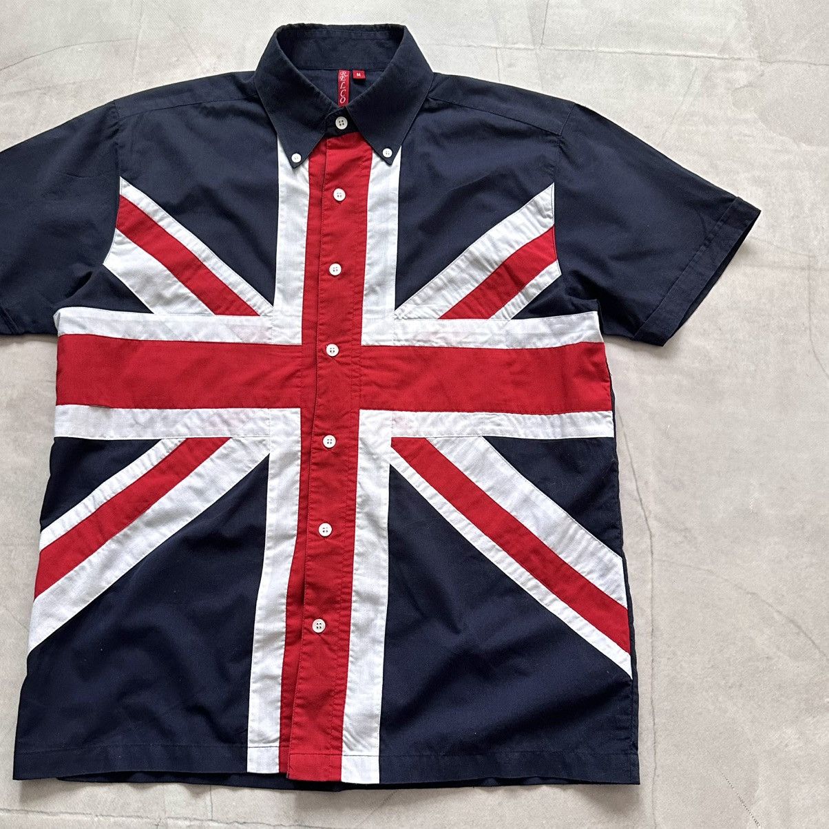 Hysteric Glamour × Undercover 00s British London Flag Button Shirt LGB If Six Was Nine Size US M / EU 48-50 / 2 - 2 Thumbnail