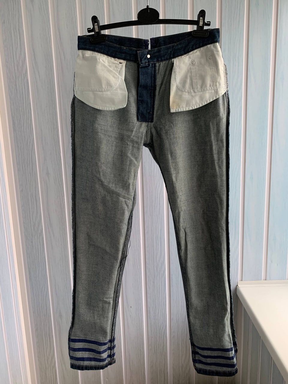 Jean Paul Gaultier Vintage JEAN PAUL GAULTIER x La Redoute Hook Eye Denim Jeans Size US 32 / EU 48 - 6 Thumbnail
