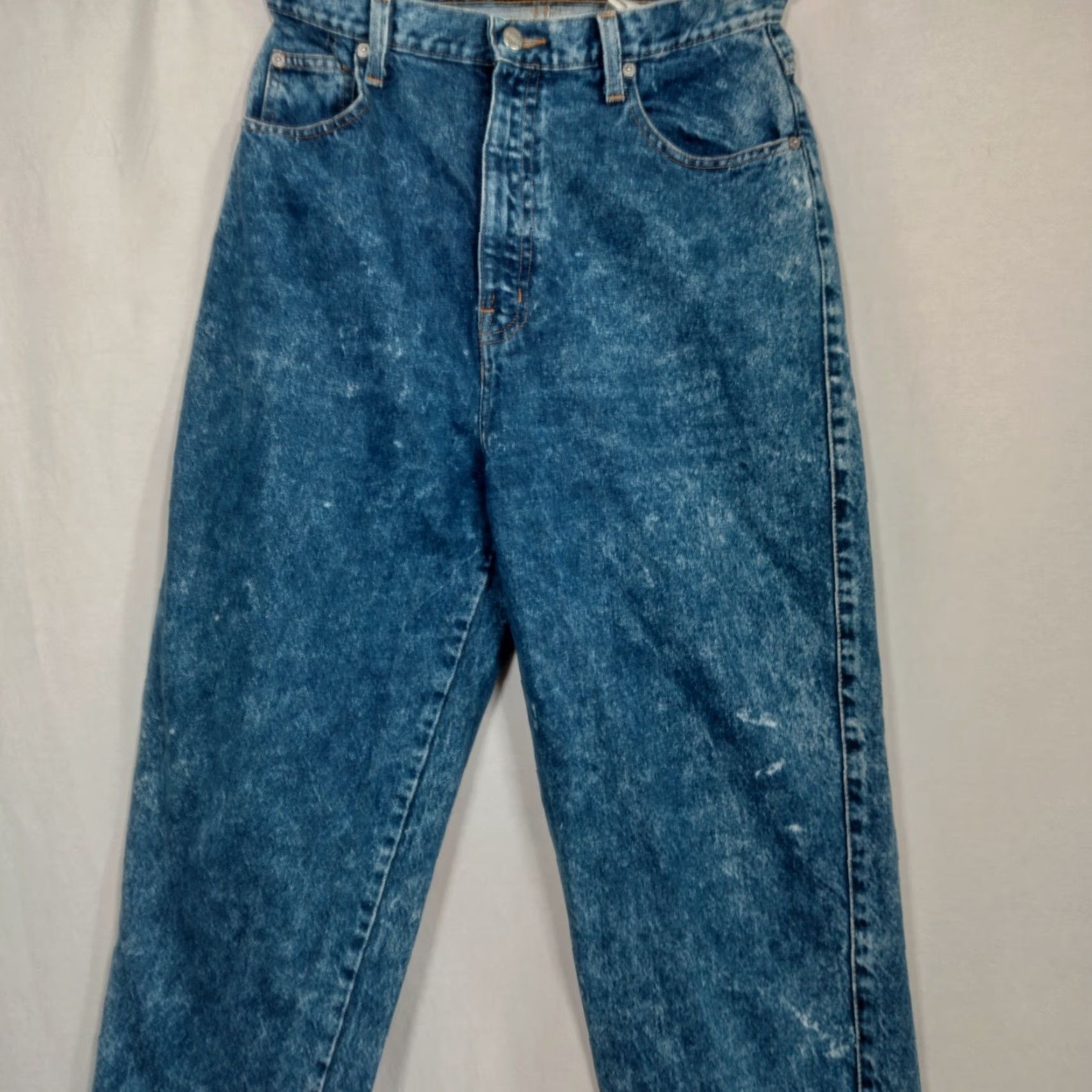 Vintage Vintage Sasson Acid Wash High Waist Jeans Women 14 Blue 80s 90s Retro Denim Size 36" / US 14 / IT 50 - 4 Thumbnail