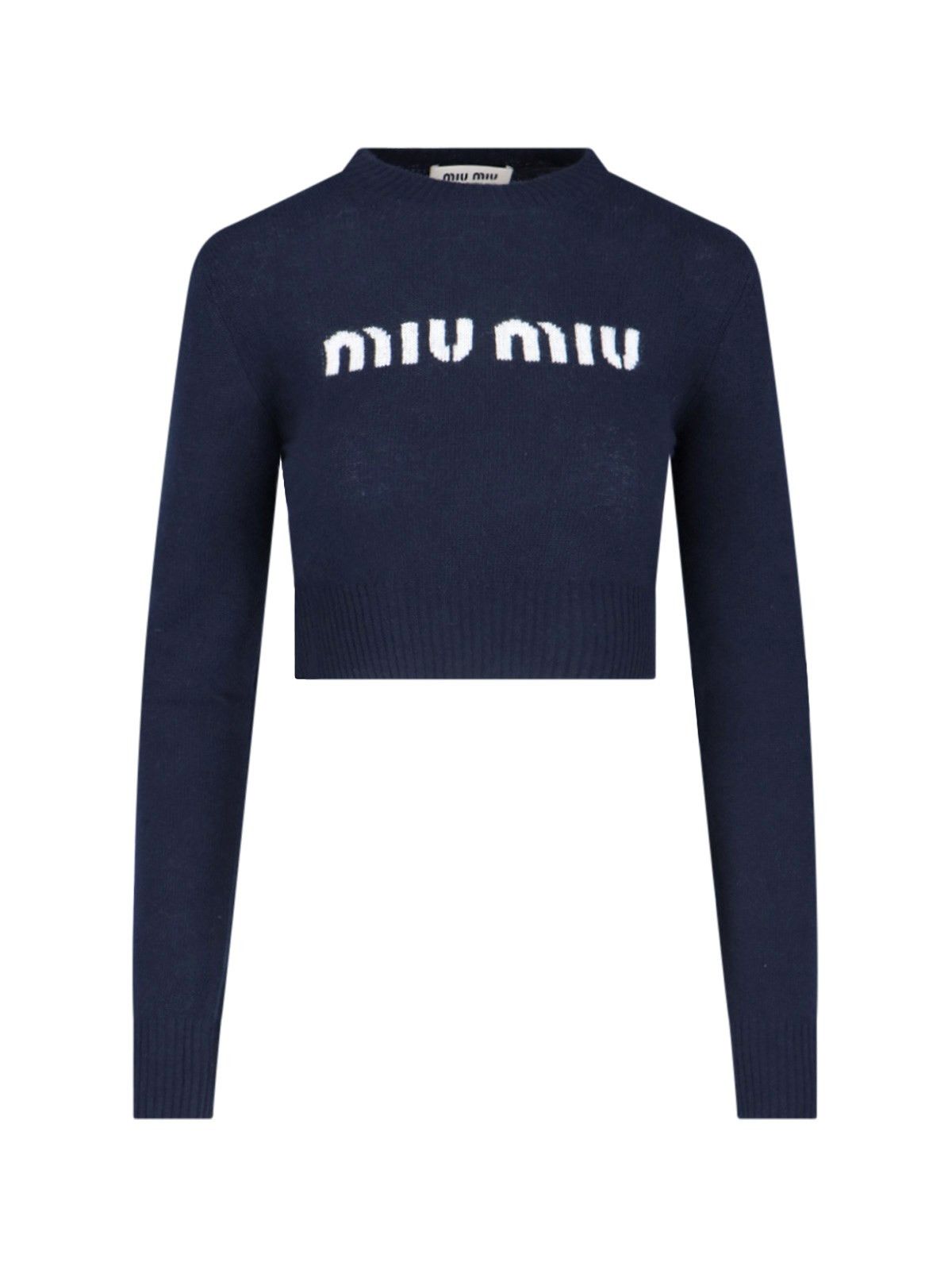 Miu Miu LOGO CROP CARDIGAN Size S / US 4 / IT 40 - 1 Thumbnail