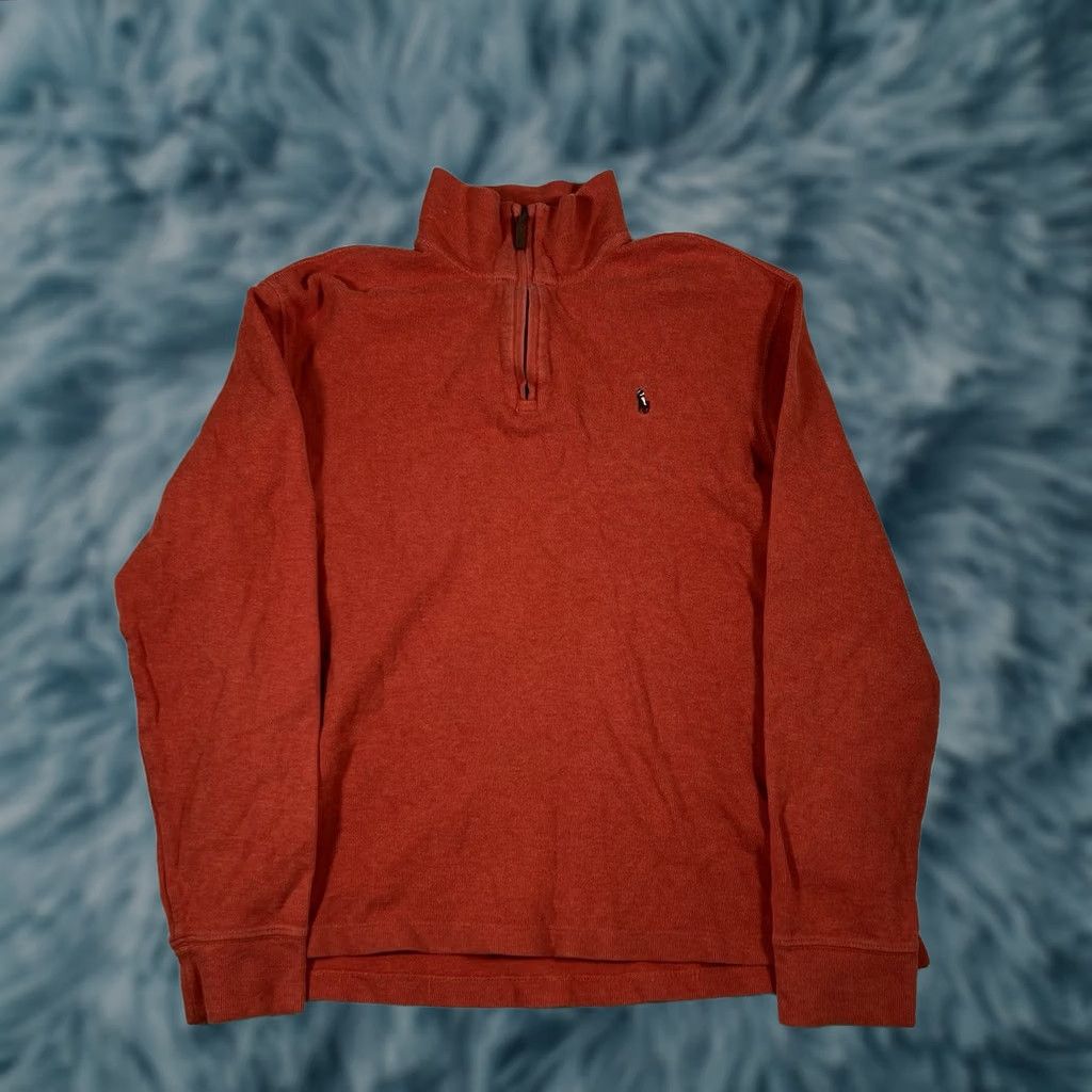 Polo Ralph Lauren POLO Ralph Lauren Pullover Quarter Zip Knit Cotton Orange Logo 1/4 Zip M Men Knit Sweater Pullover Zip Polo Shirt Size US M / EU 48-50 / 2 - 1 Thumbnail