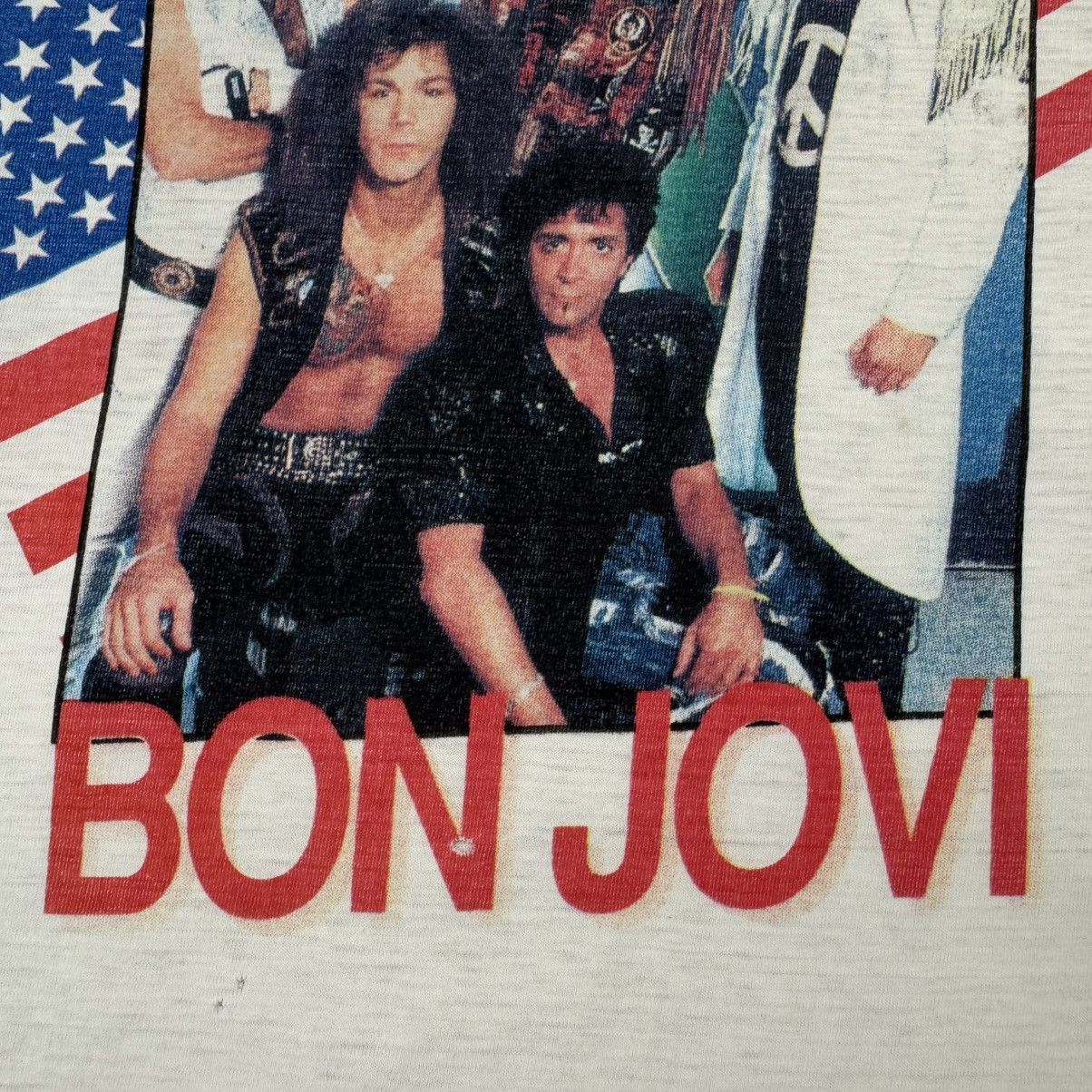 Band Tees Vintage Distress 90’ Bon Jovi Japan Japan Tour T-shirt Size US L / EU 52-54 / 3 - 8 Thumbnail