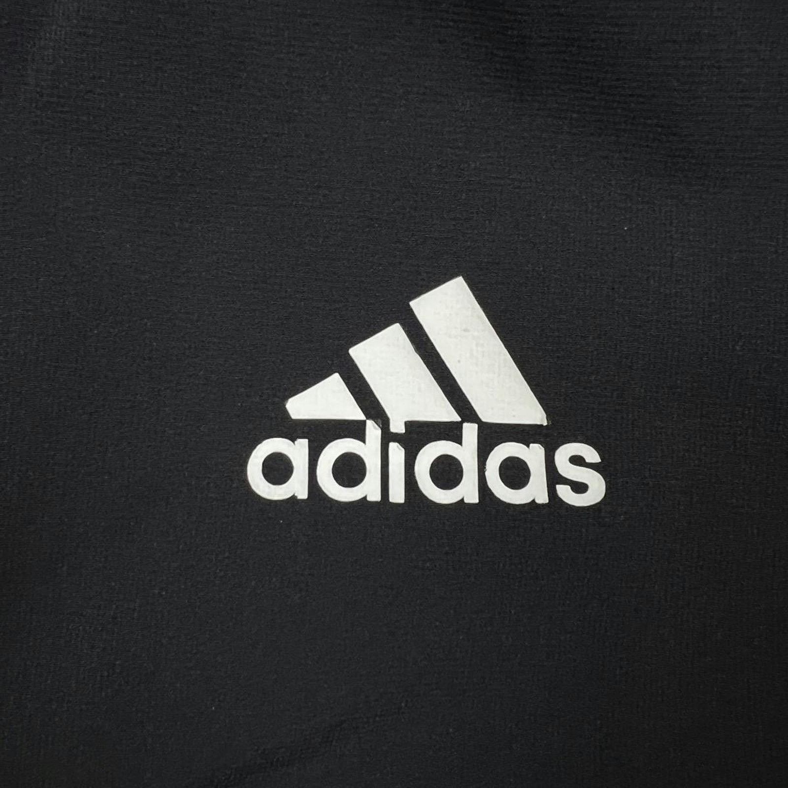 Adidas × Vintage Adidas Jacket Medium Stripe Spell Out Full Zip Windbreaker Size US M / EU 48-50 / 2 - 2 Thumbnail