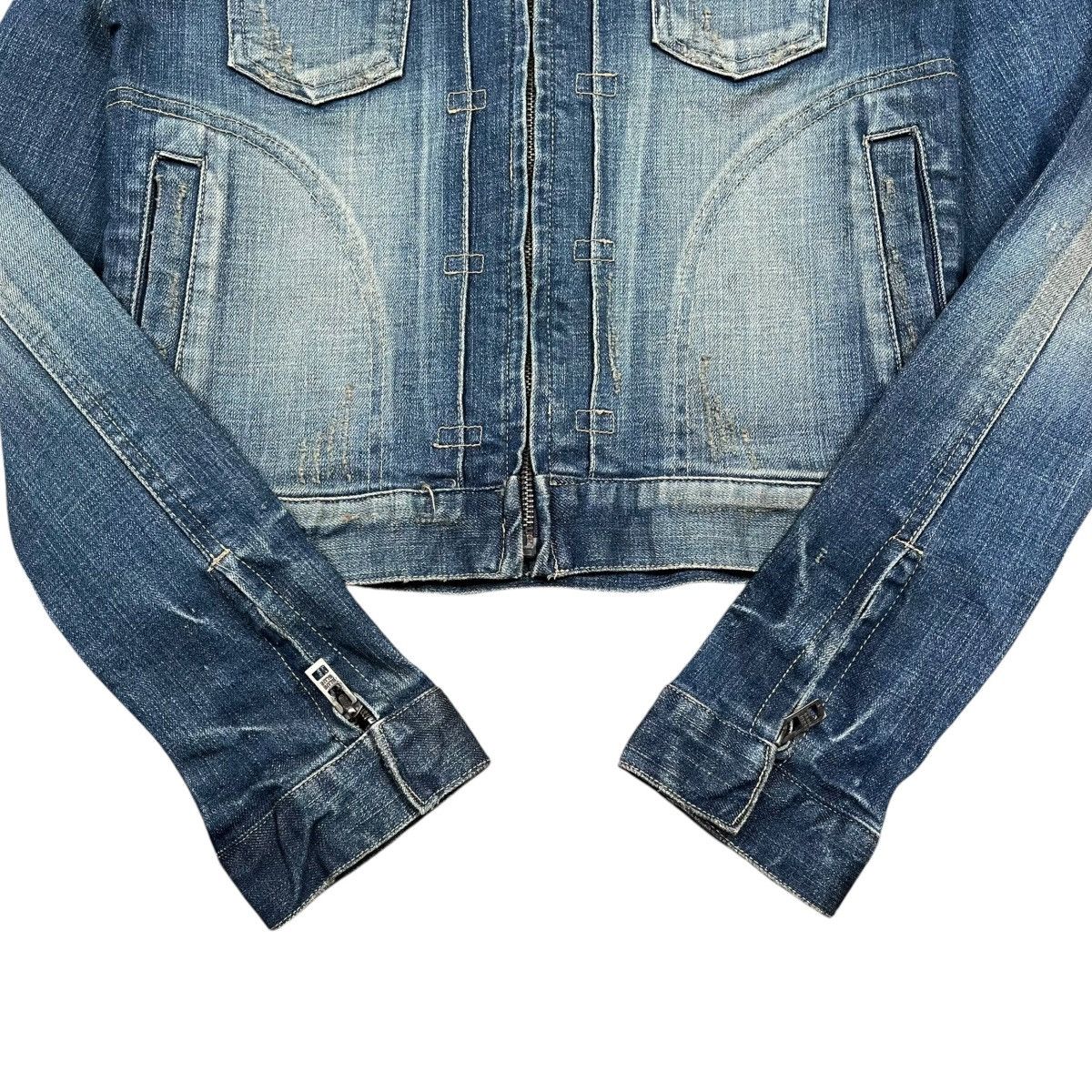 Blue Blue Japan Blue Blue Cropped Denim Jacket Size US XS / EU 42 / 0 - 6 Thumbnail