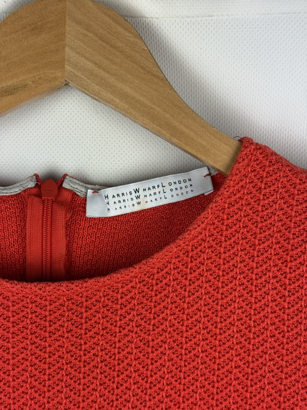 Harris Wharf London Harris Wharf London Shorts Sleeve Knitted Cotton Dress Size M / US 6-8 / IT 42-44 - 8 Thumbnail