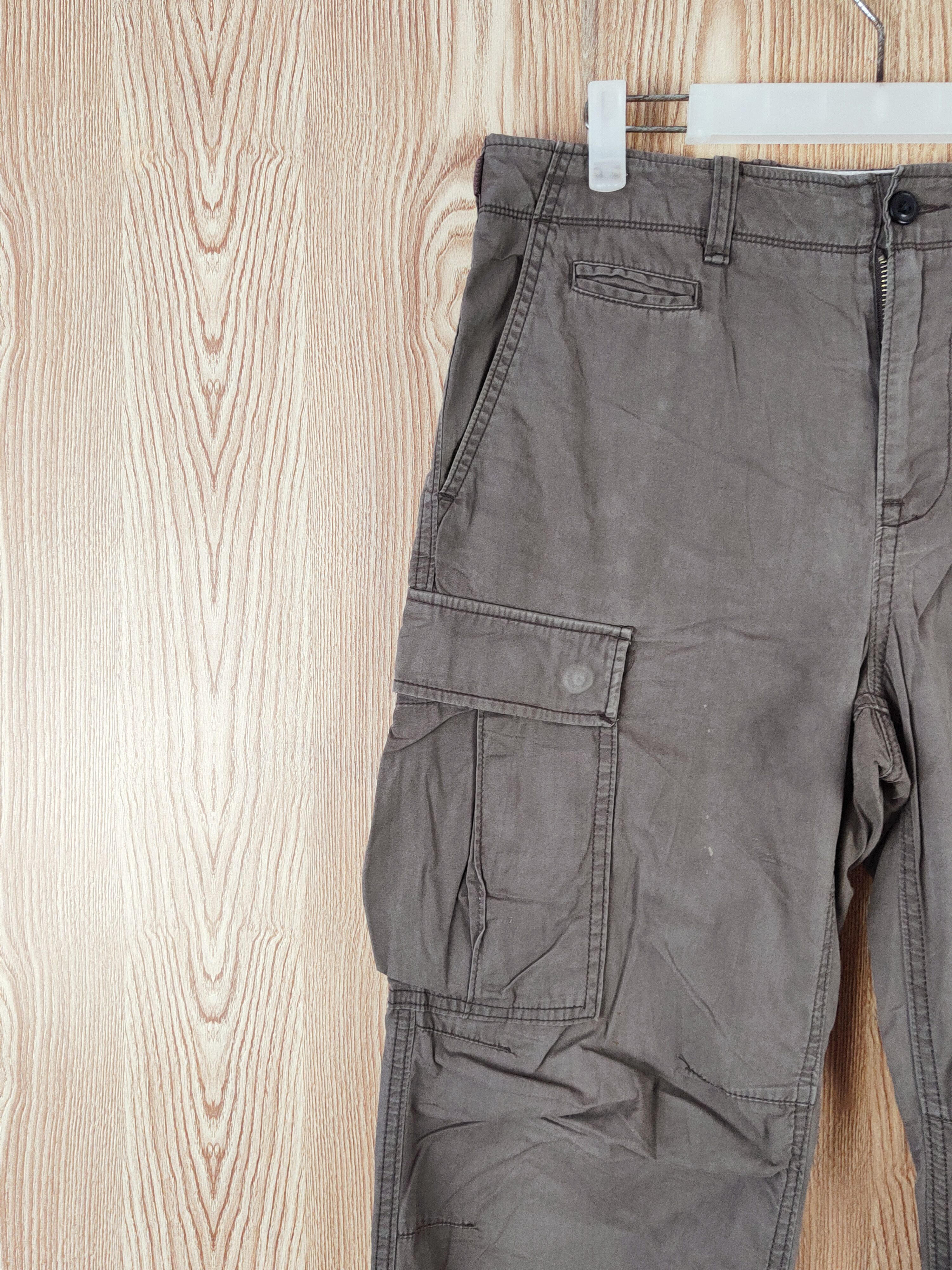 Gap Gap Dark Brown Multipocket Tactical Cargo Pants #W775 Size US 31 - 3 Thumbnail