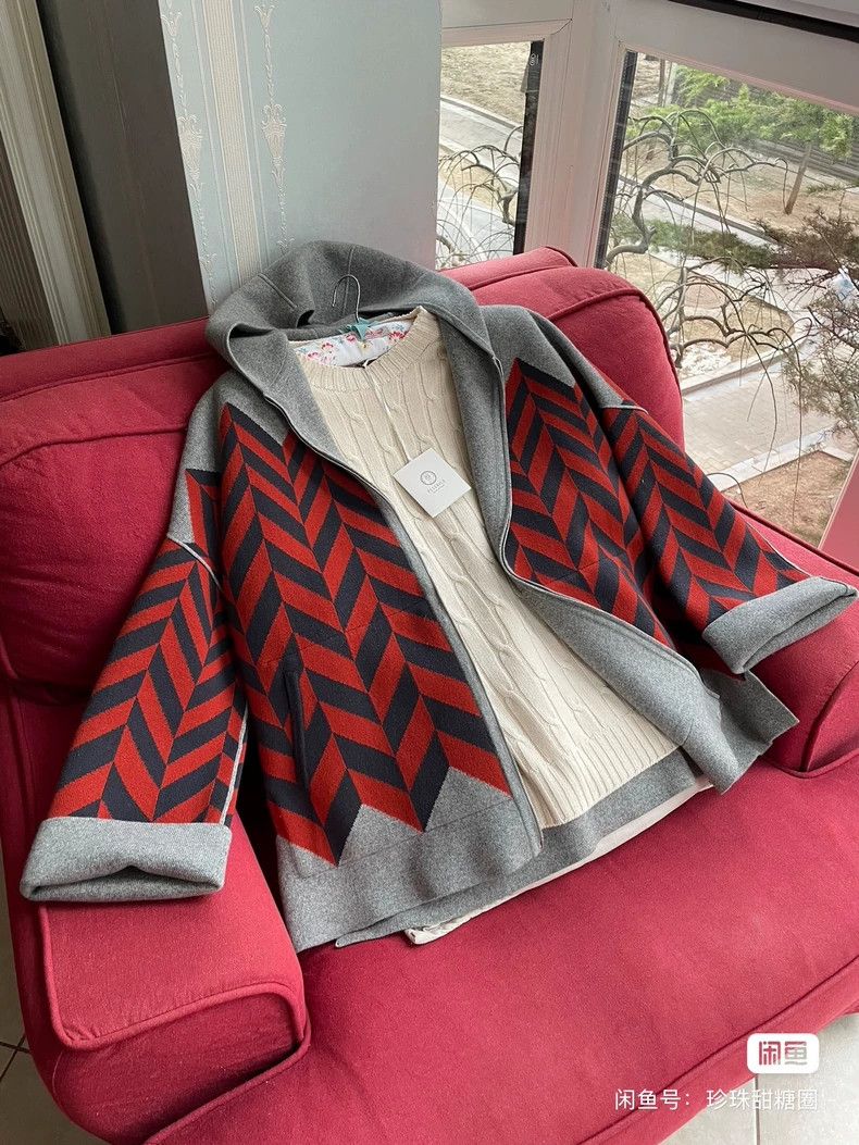 Loro Piana LORO PIANA Double layer double side through cashmere cardi Size S / US 4 / IT 40 - 1 Thumbnail