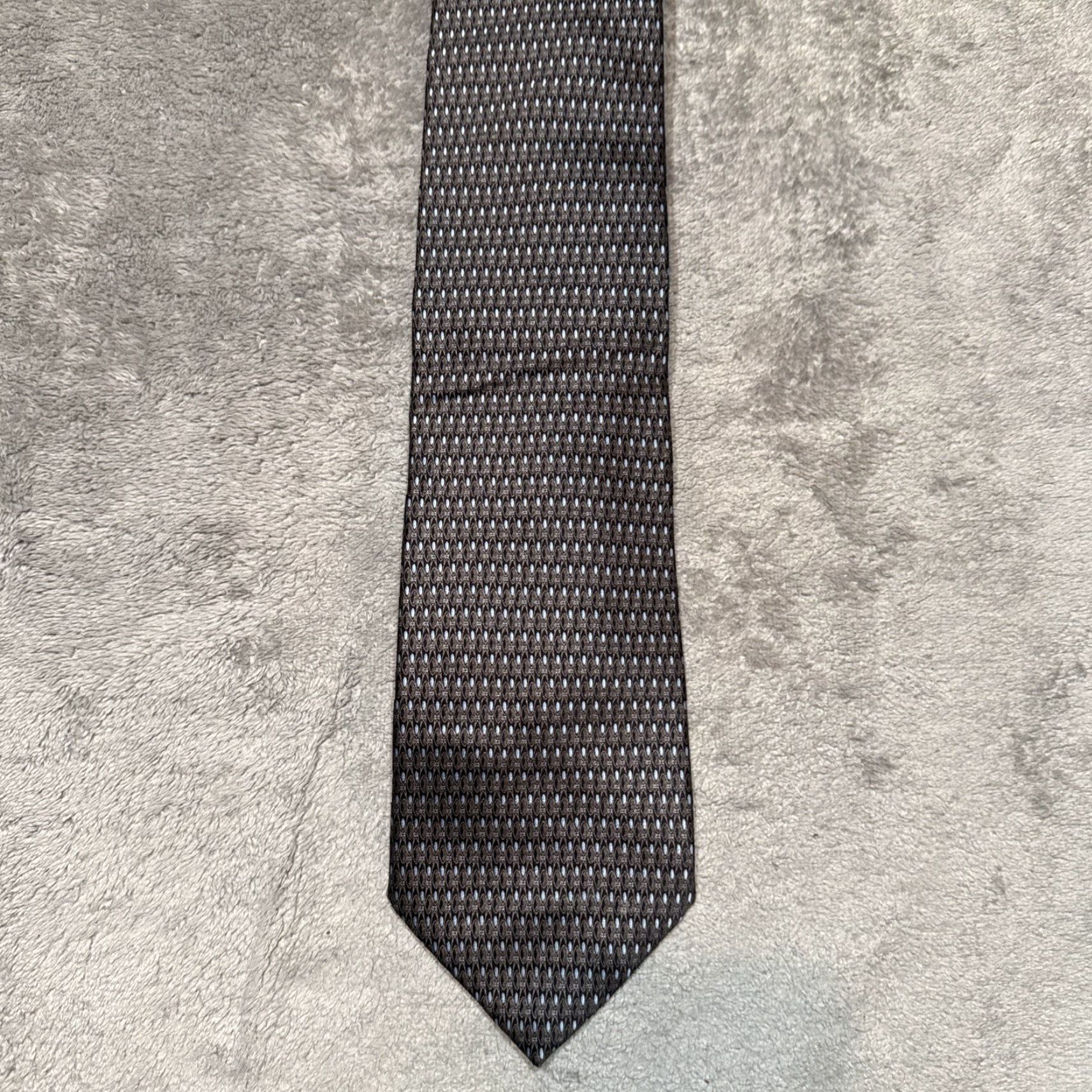 Brioni Brioni Tie Men Silk Geometric Pattern Handmade in Italy 3.5” Wide Luxury Adjustable Classic Multicolor Abstract Logo Designer Men Size ONE SIZE - 2 Thumbnail