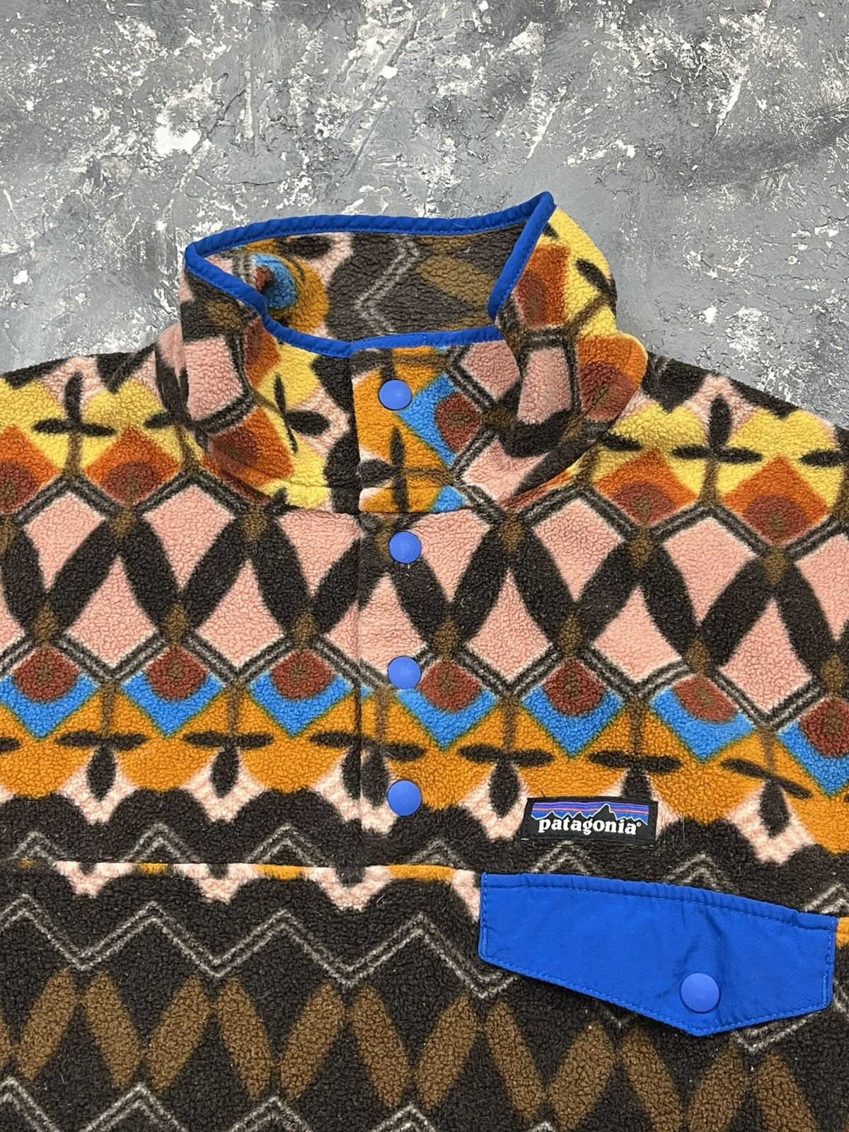 Patagonia Patagonia Synchilla Snap T Rare aztec pattern fleece Size US S / EU 44-46 / 1 - 2 Thumbnail