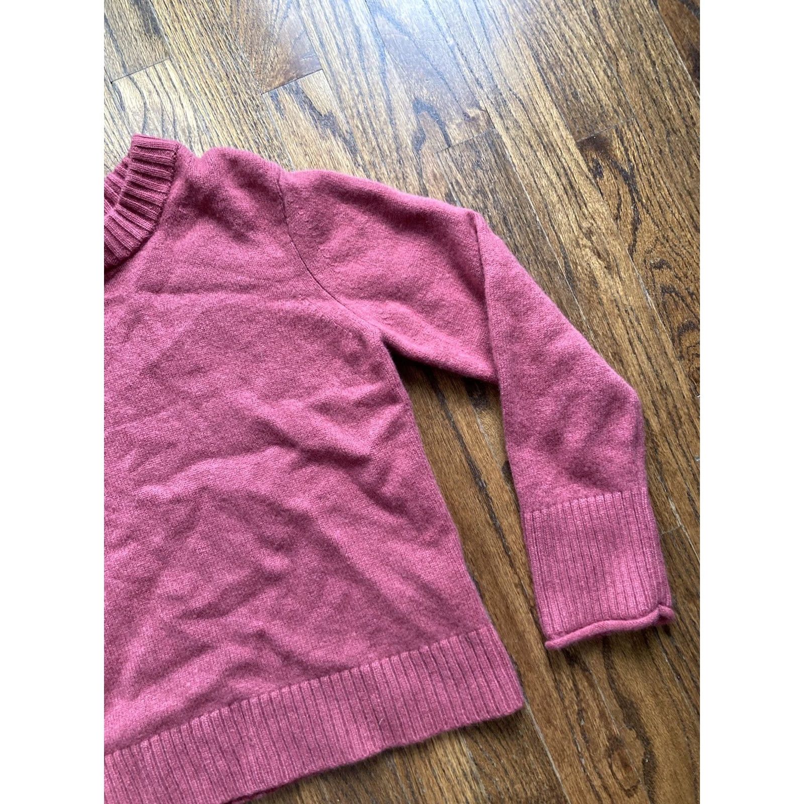 Jigsaw Jigsaw Sweater Womens Medium Pink Wool Cashmere Pullover Knit Crew Neck Long Sleeve Women M Pink Wool Cashmere Knit Pullover Size M / US 6-8 / IT 42-44 - 3 Thumbnail