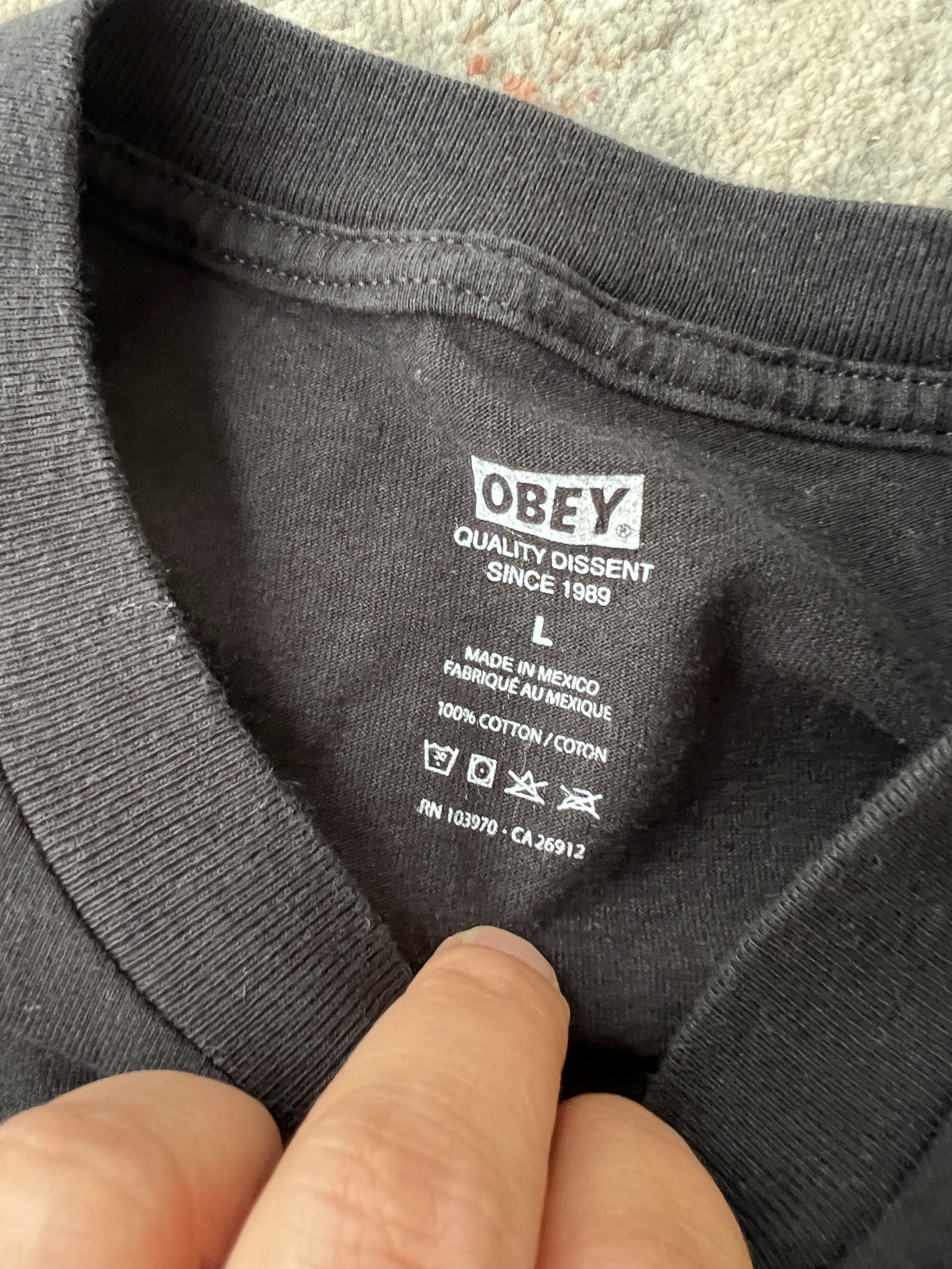 Obey Obey Tee Size US L / EU 52-54 / 3 - 2 Thumbnail