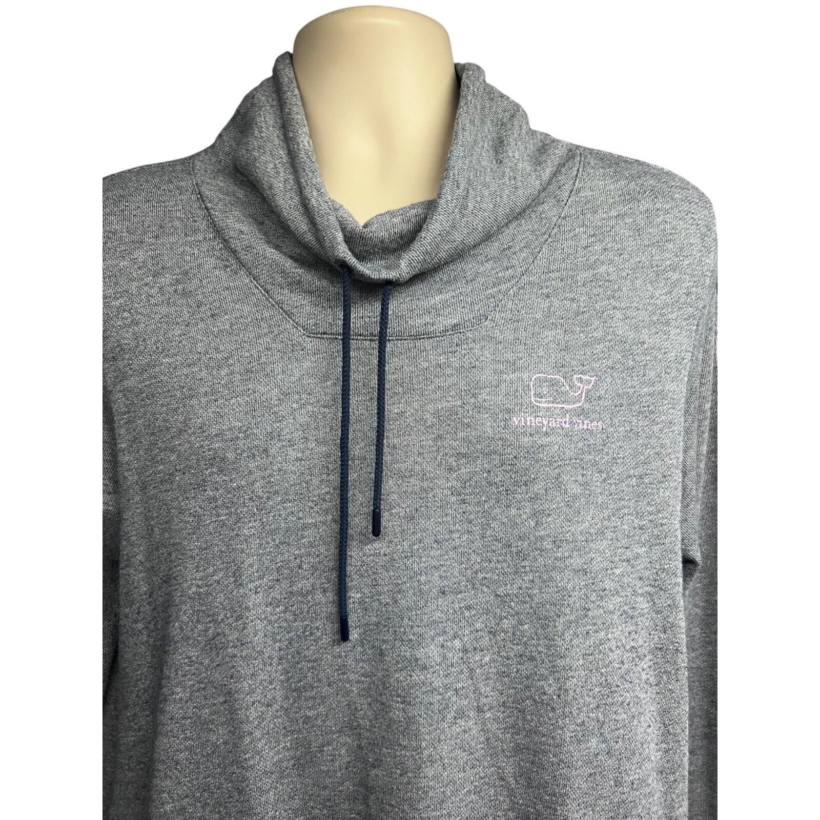 Vineyard Vines Vineyard Vines Gray Pullover Shirt Large Pockets Funnel Neck Size L / US 10 / IT 46 - 5 Thumbnail