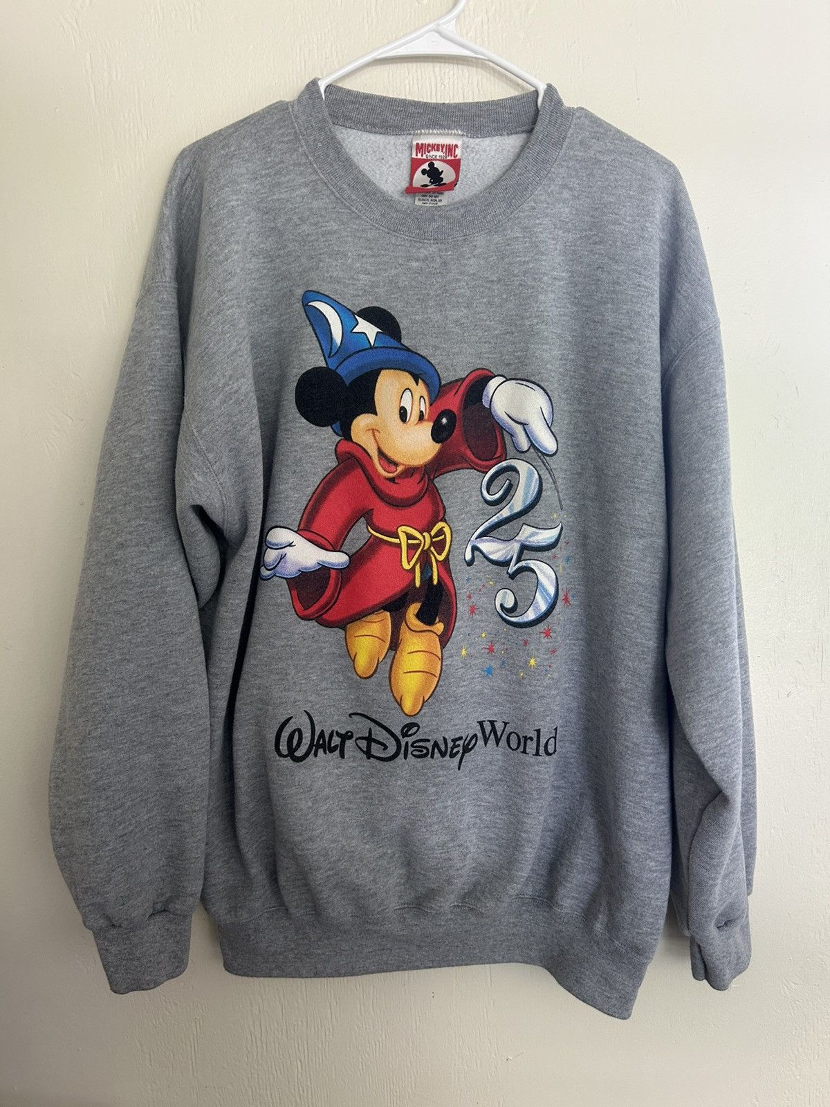 Mickey Inc Vintage Mickey Inc Disney World 25 Year Anniversary Sweater Size US XL / EU 56 / 4 - 1 Thumbnail