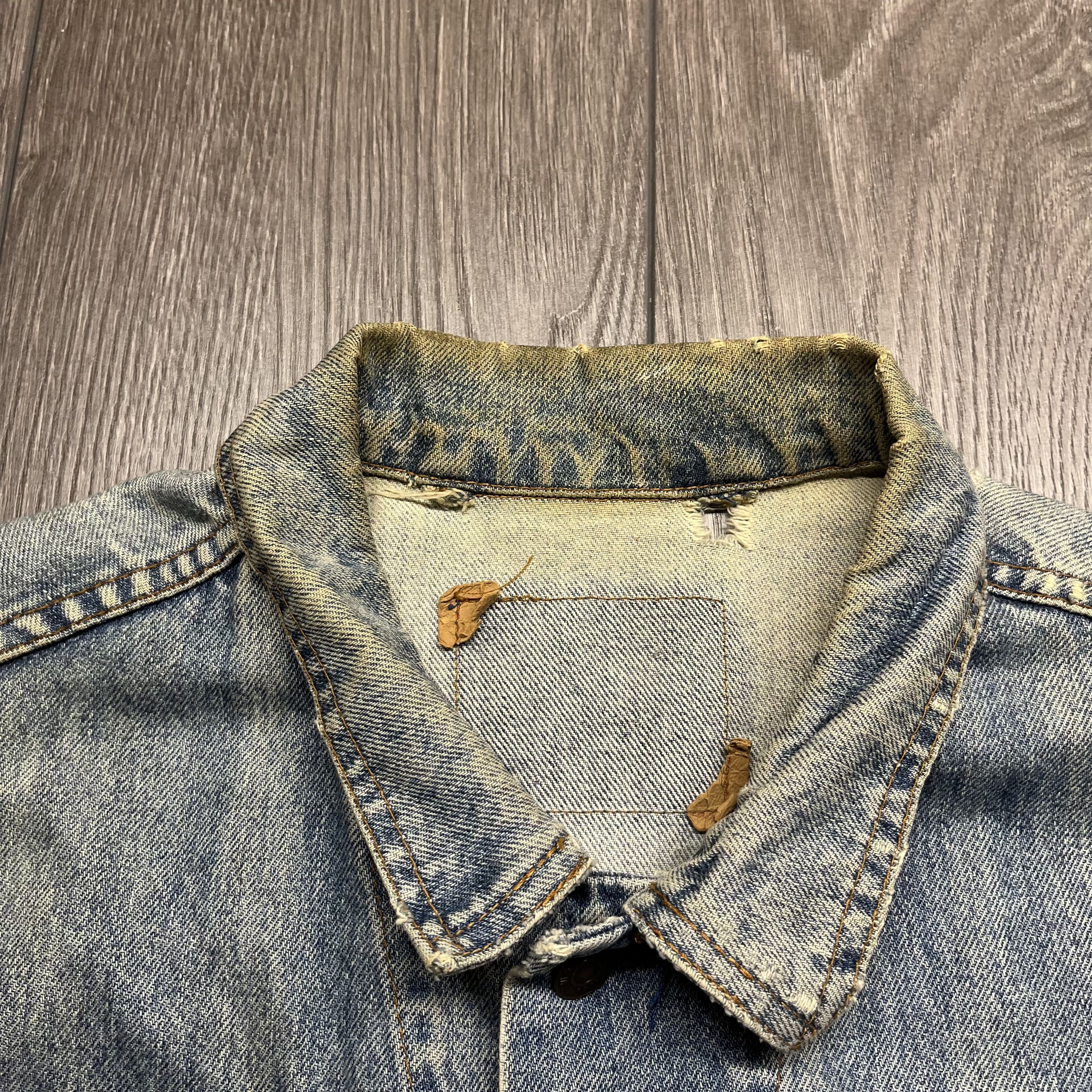 Levi's × Vintage Vintage Levis Strauss 1990s Denim Trucker Jacket XL Size US XL / EU 56 / 4 - 7 Thumbnail