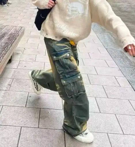 Jean Kitazawa x Reiko Washed Baggy Jeans Size US 33 - 6 Thumbnail