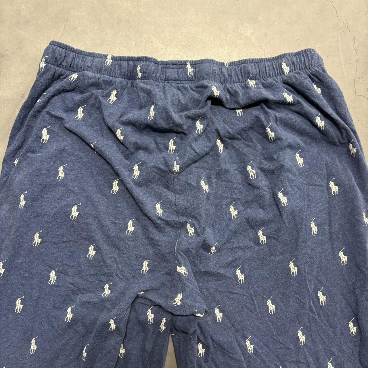 Japanese Brand × Vintage Vintage Y2K/2000s Polo Ralph Lauren Sleepwear Loungewear Sweatpants Cuffed Pajama Pants! Size US 32 / EU 48 - 6 Thumbnail