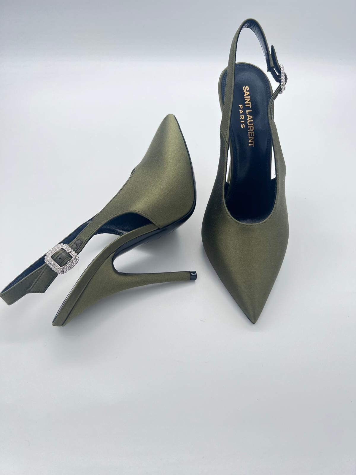 Saint Laurent Paris New Saint Laurent Yasmeen Pump Sandals IT 37/ US 7 Size US 7 / IT 37 - 11 Thumbnail